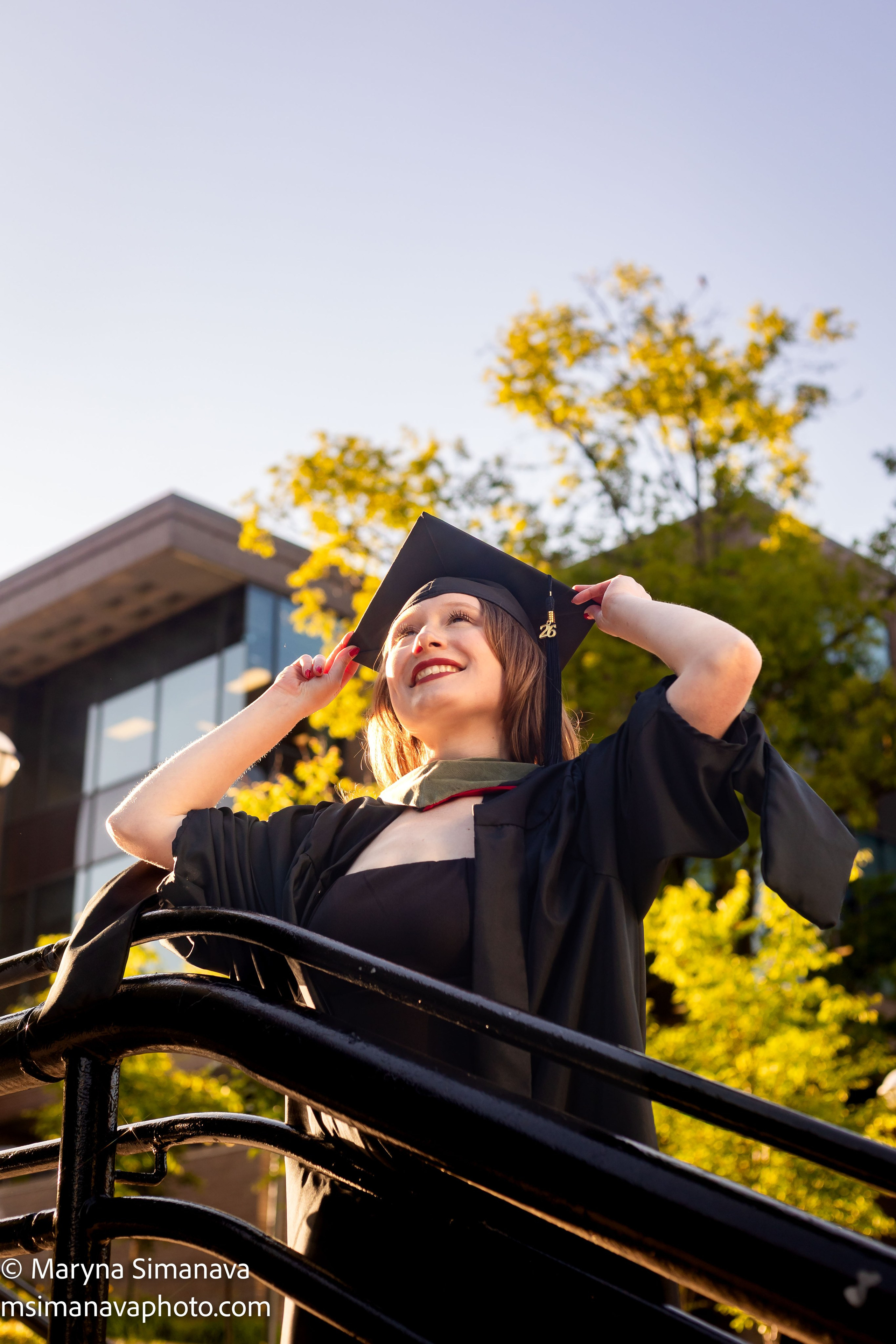 Mallory — University of Cincinnati, Cincinnati, Ohio. Portrait and graduation photographer Marina Simanava