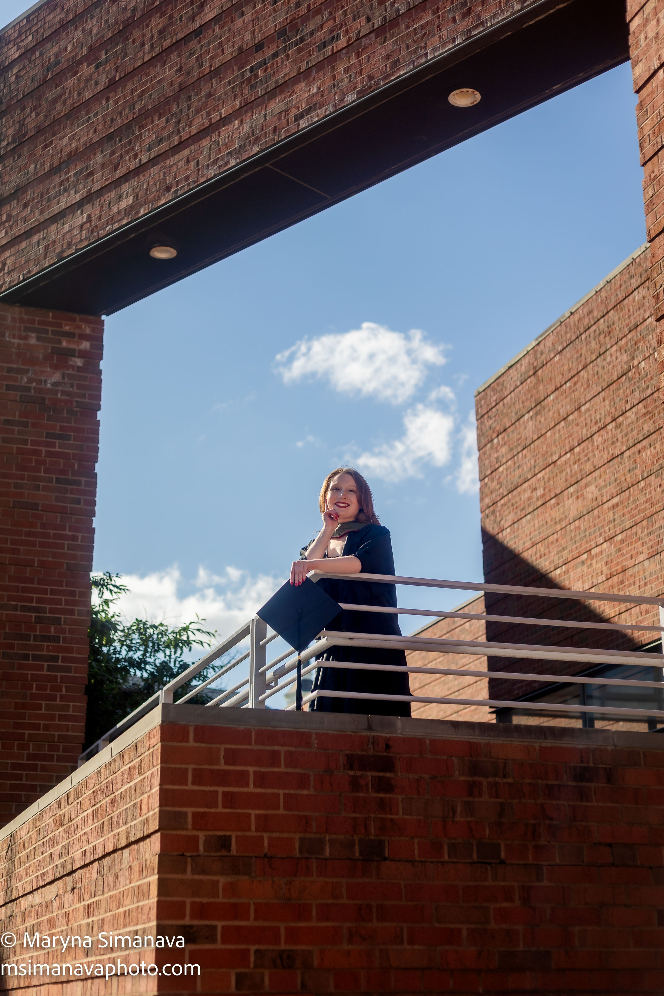 Mallory — University of Cincinnati, Cincinnati, Ohio. Portrait and graduation photographer Marina Simanava