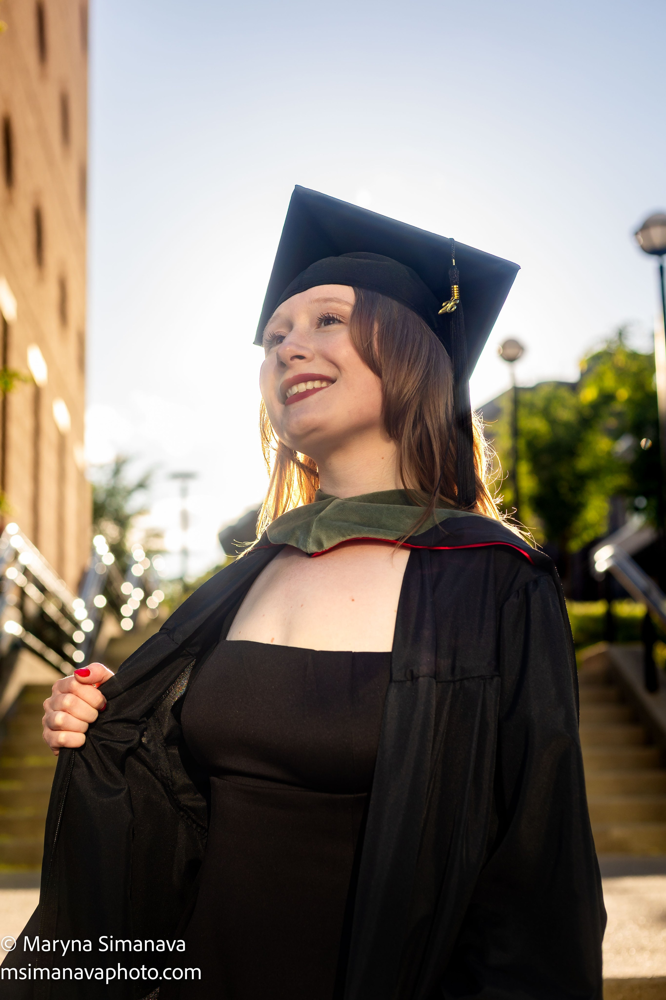 Mallory — University of Cincinnati, Cincinnati, Ohio. Portrait and graduation photographer Marina Simanava