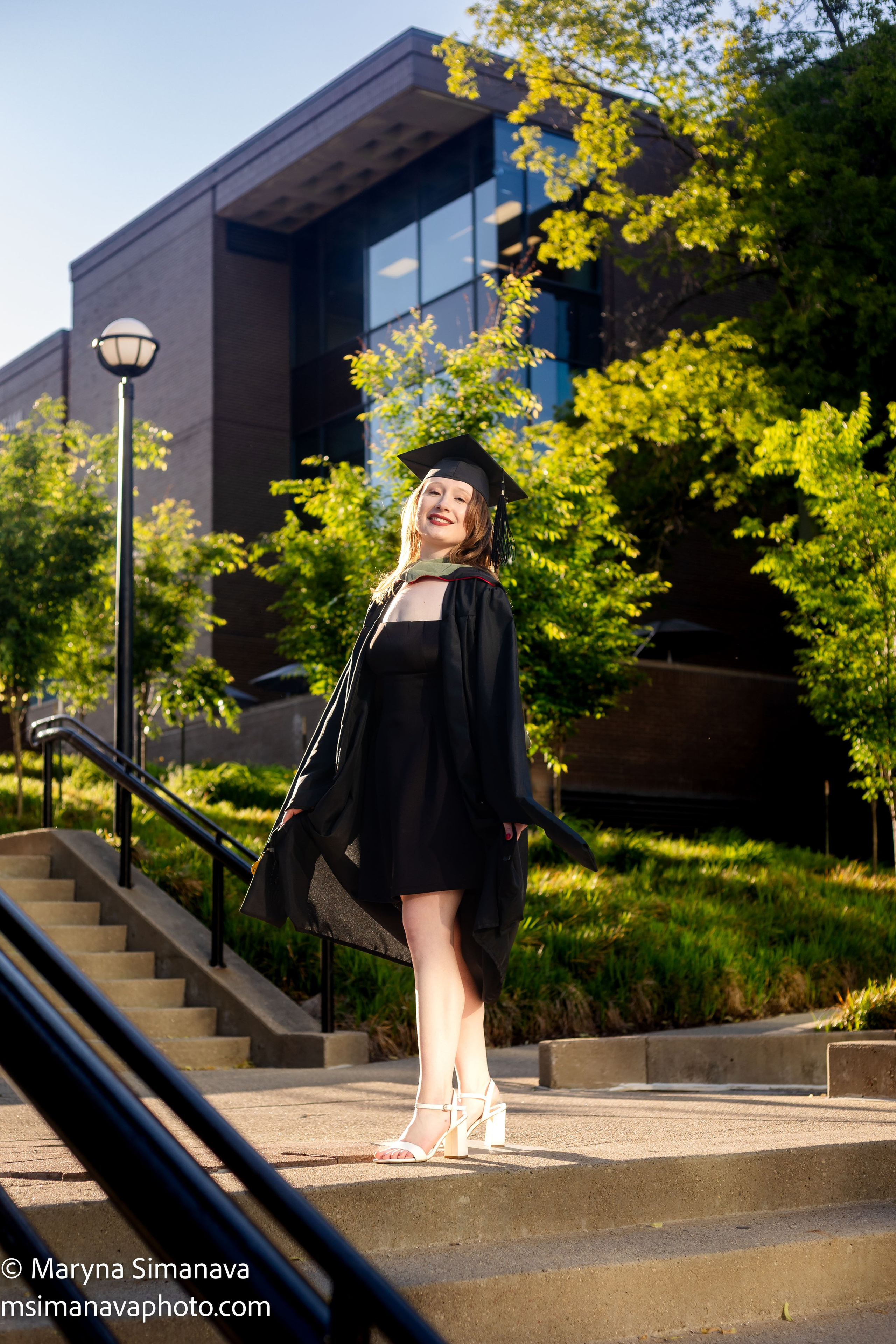 Mallory — University of Cincinnati, Cincinnati, Ohio. Portrait and graduation photographer Marina Simanava