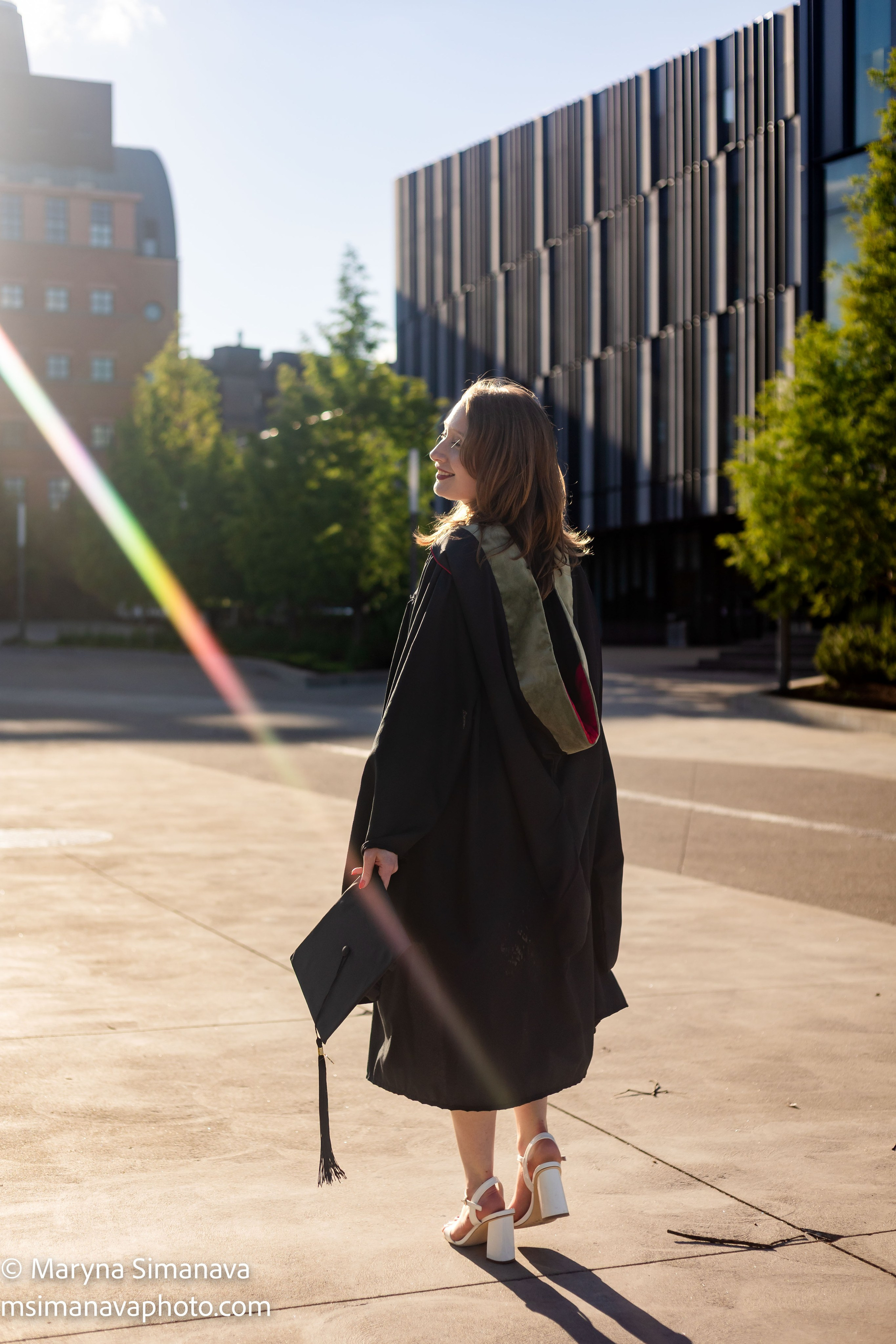 Mallory — University of Cincinnati, Cincinnati, Ohio. Portrait and graduation photographer Marina Simanava