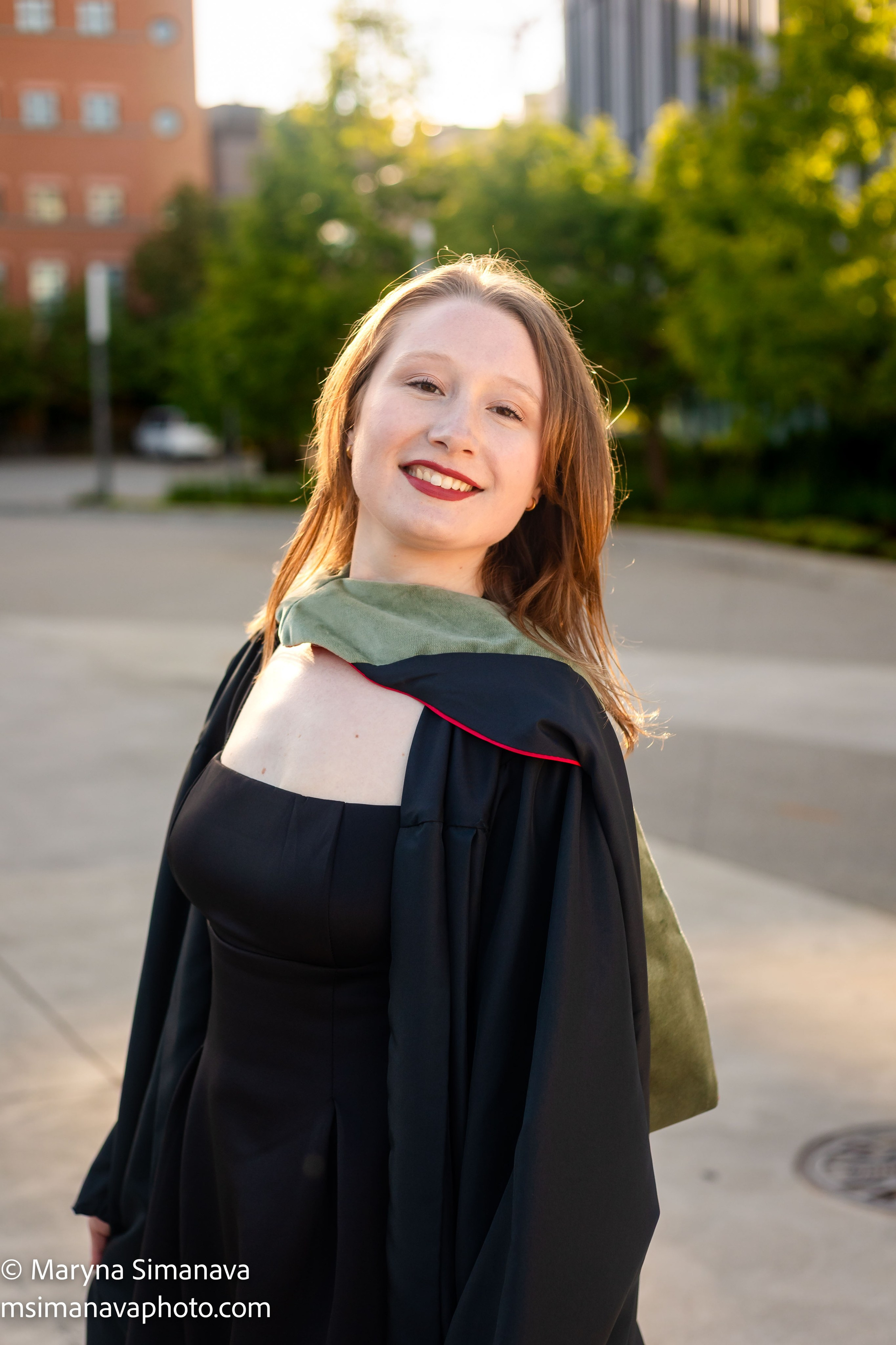 Mallory — University of Cincinnati, Cincinnati, Ohio. Portrait and graduation photographer Marina Simanava
