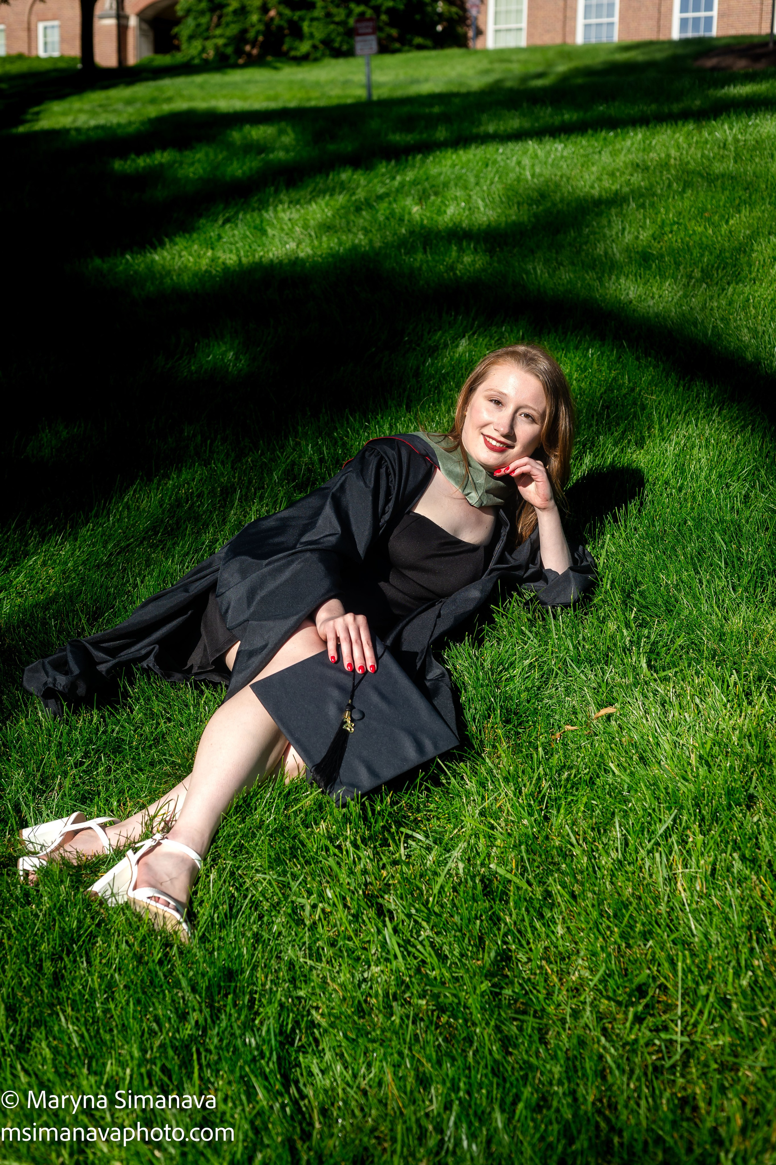 Mallory — University of Cincinnati, Cincinnati, Ohio. Portrait and graduation photographer Marina Simanava
