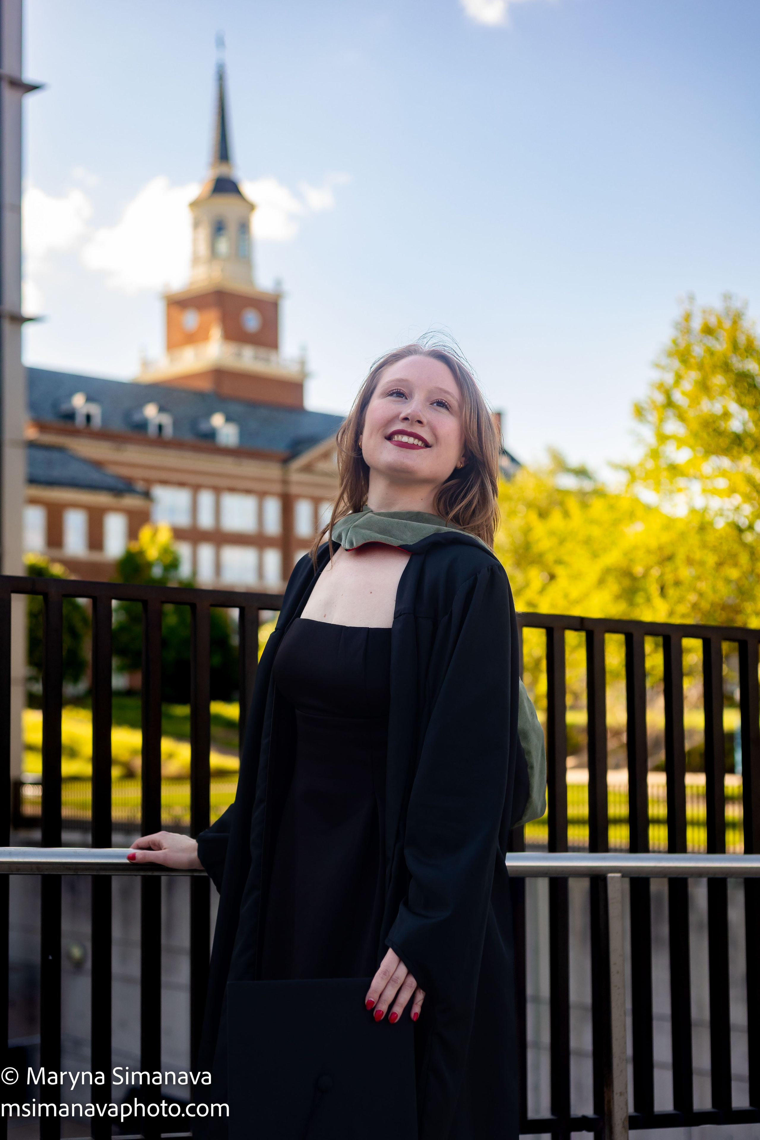 Mallory — University of Cincinnati, Cincinnati, Ohio. Portrait and graduation photographer Marina Simanava
