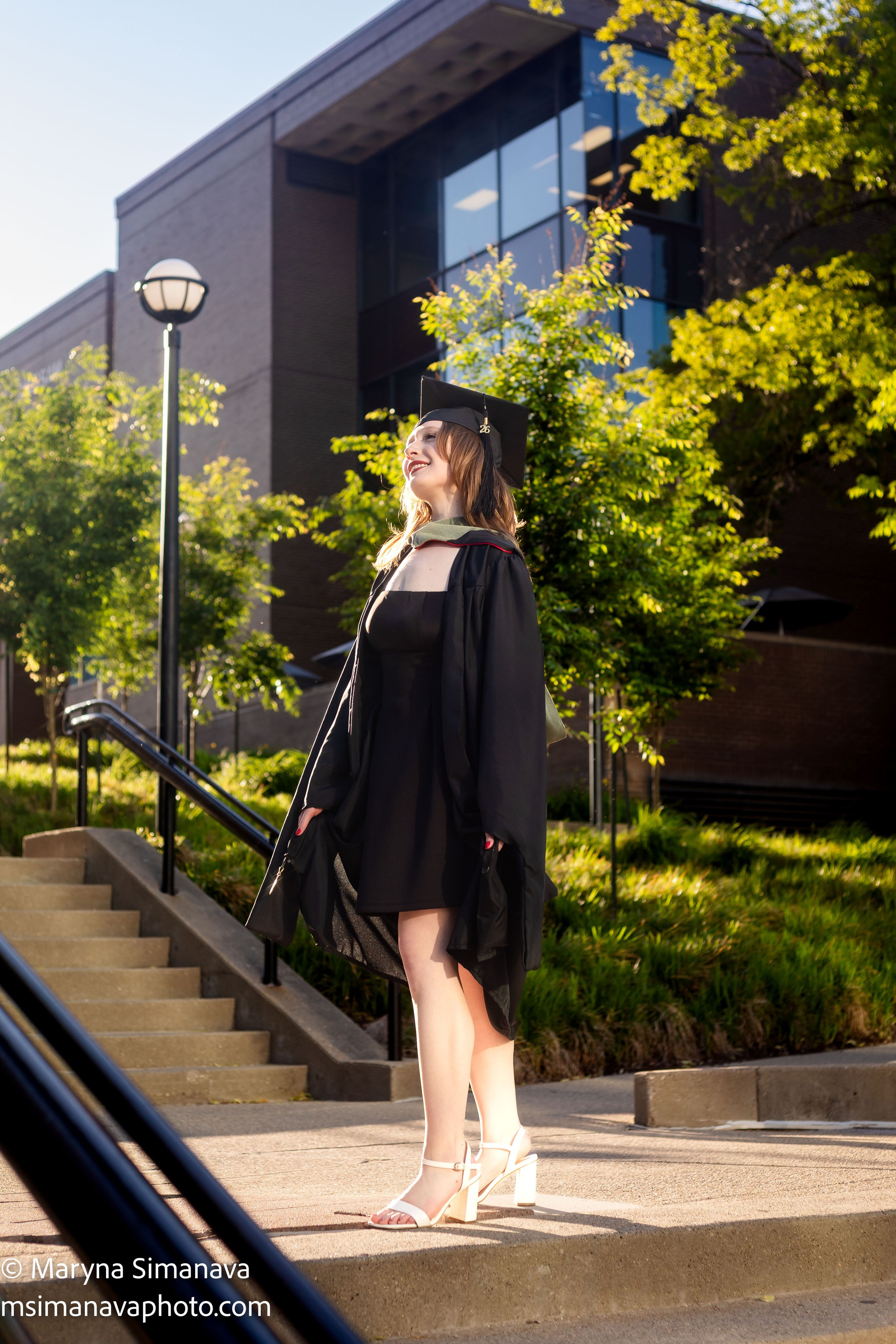 Mallory — University of Cincinnati, Cincinnati, Ohio. Portrait and graduation photographer Marina Simanava