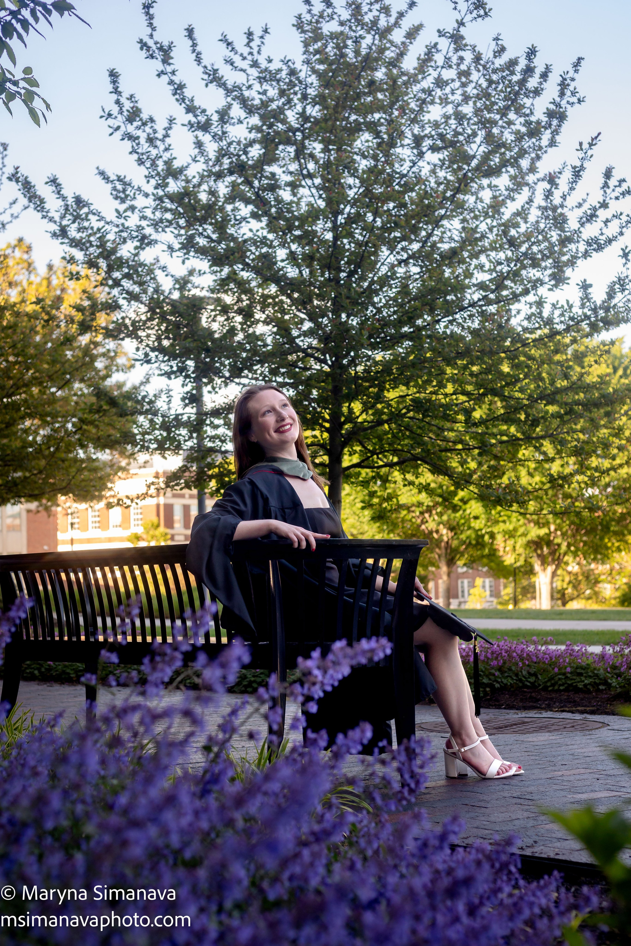 Mallory — University of Cincinnati, Cincinnati, Ohio. Portrait and graduation photographer Marina Simanava