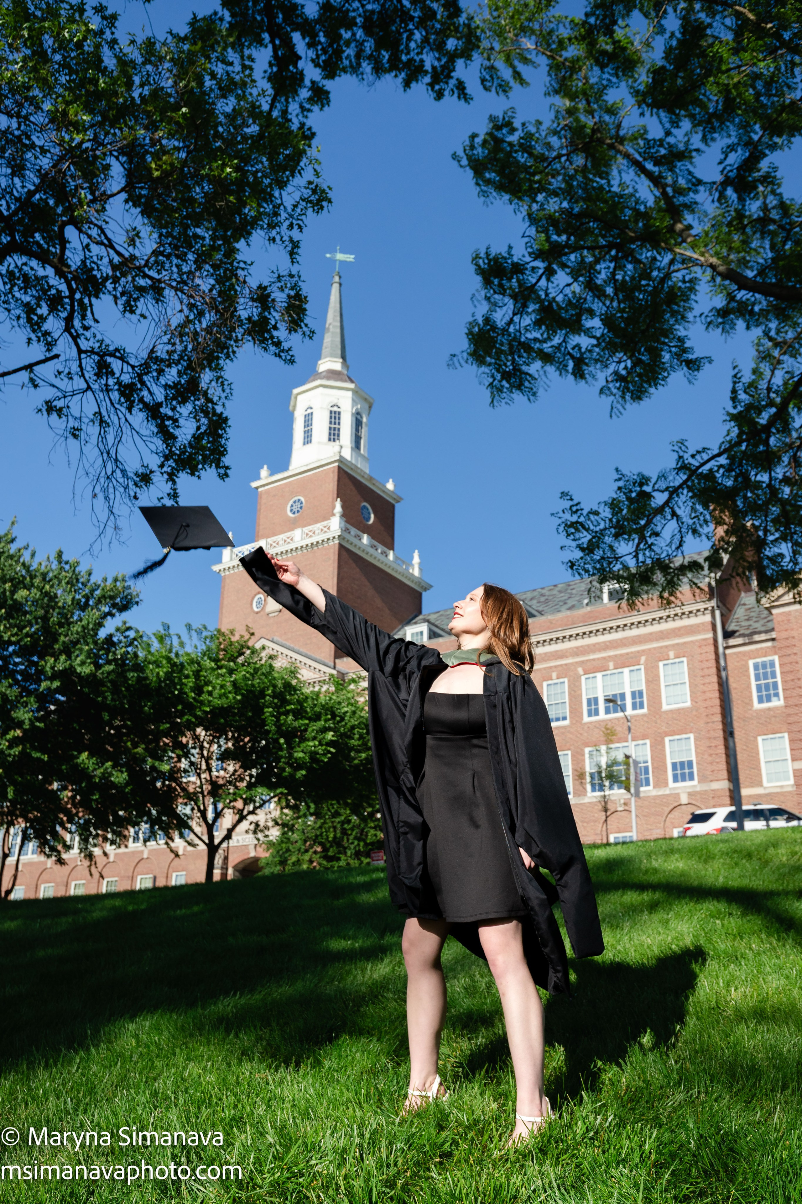 Mallory — University of Cincinnati, Cincinnati, Ohio. Portrait and graduation photographer Marina Simanava