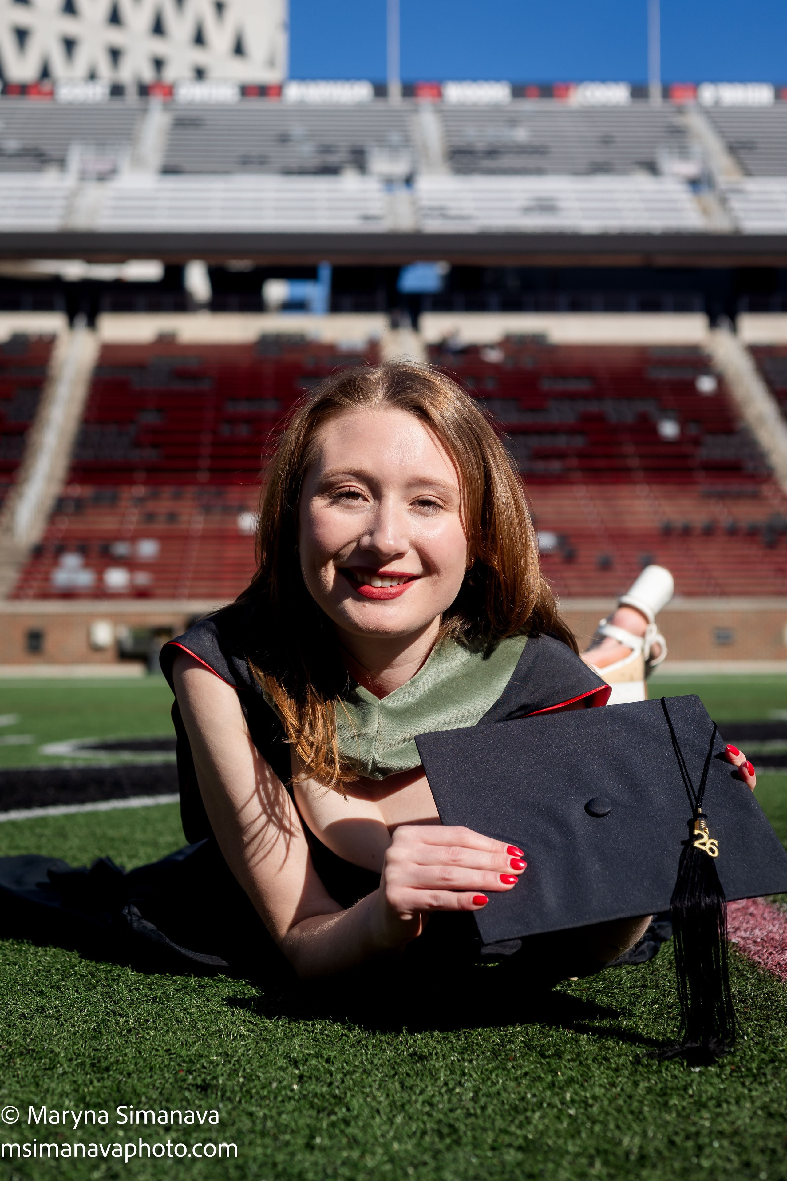 Mallory — University of Cincinnati, Cincinnati, Ohio. Portrait and graduation photographer Marina Simanava