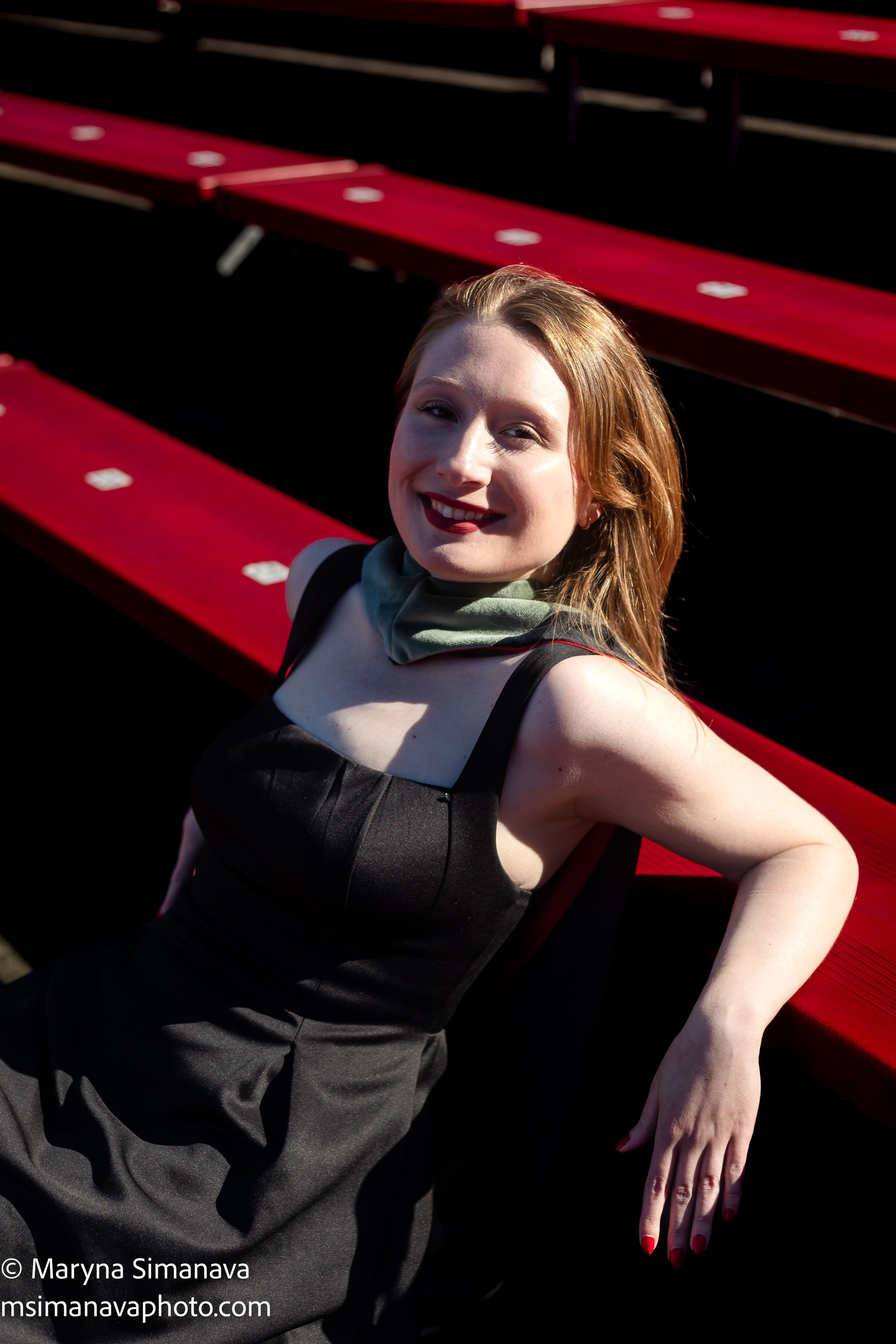 Mallory — University of Cincinnati, Cincinnati, Ohio. Portrait and graduation photographer Marina Simanava