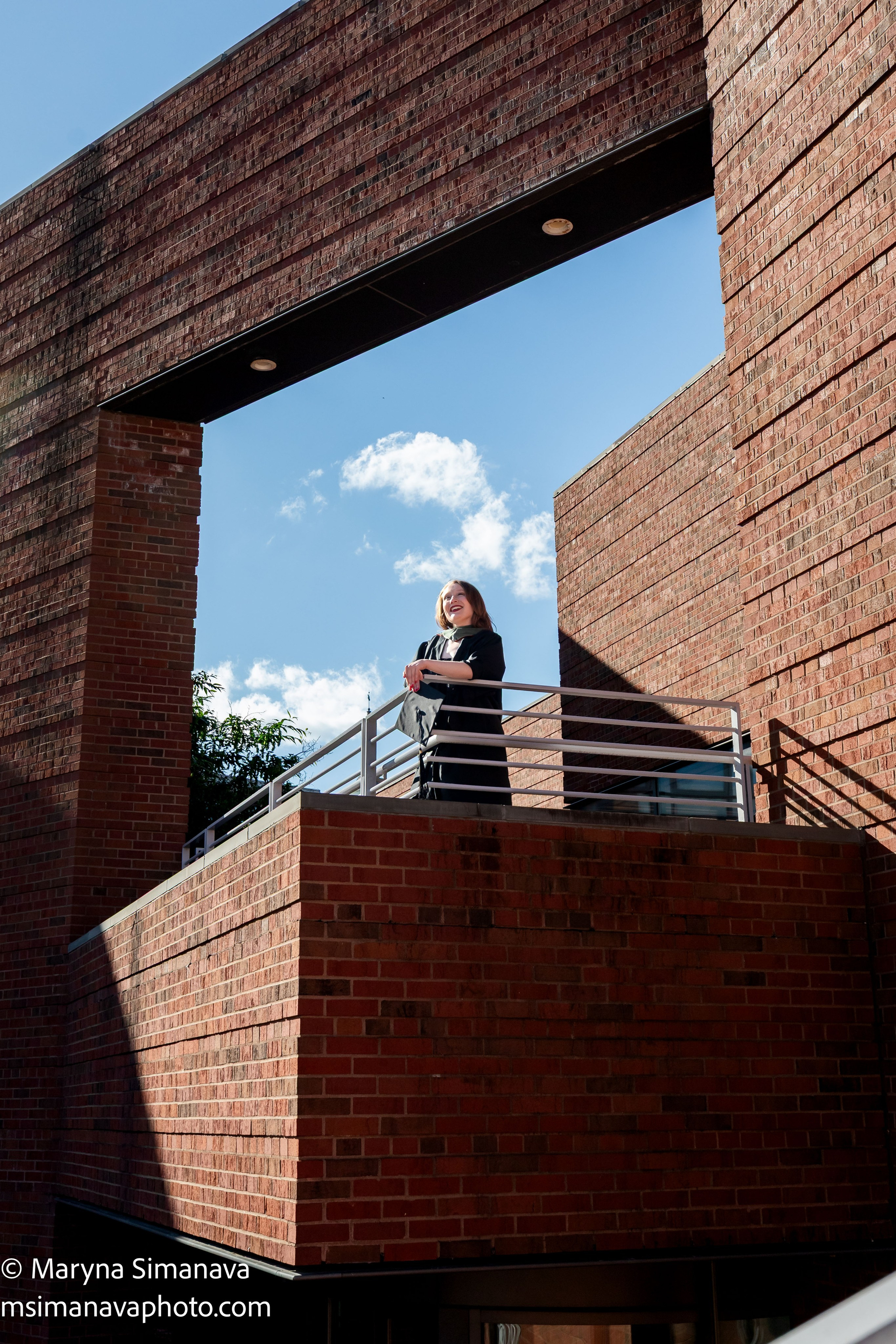 Mallory — University of Cincinnati, Cincinnati, Ohio. Portrait and graduation photographer Marina Simanava
