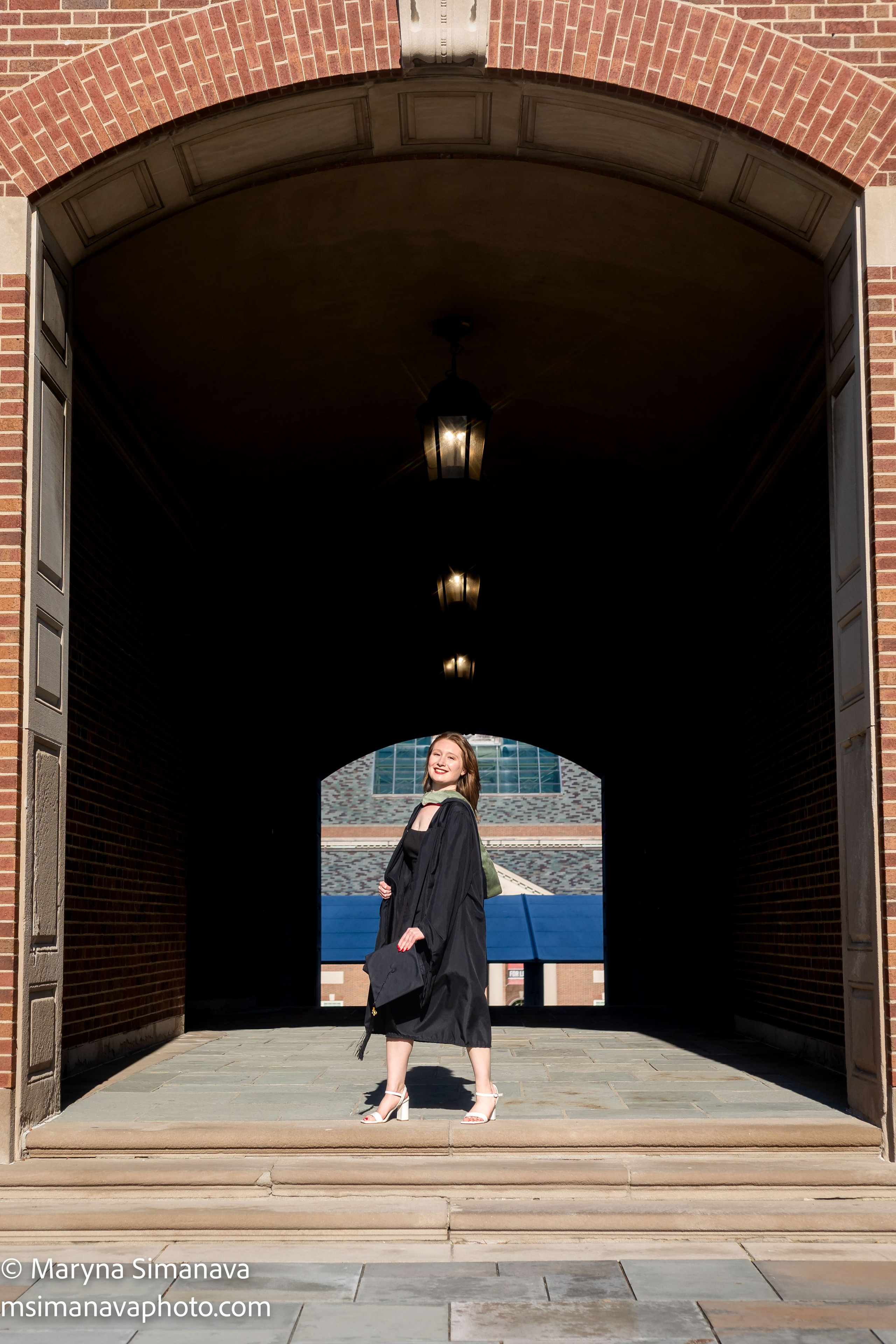 Mallory — University of Cincinnati, Cincinnati, Ohio. Portrait and graduation photographer Marina Simanava