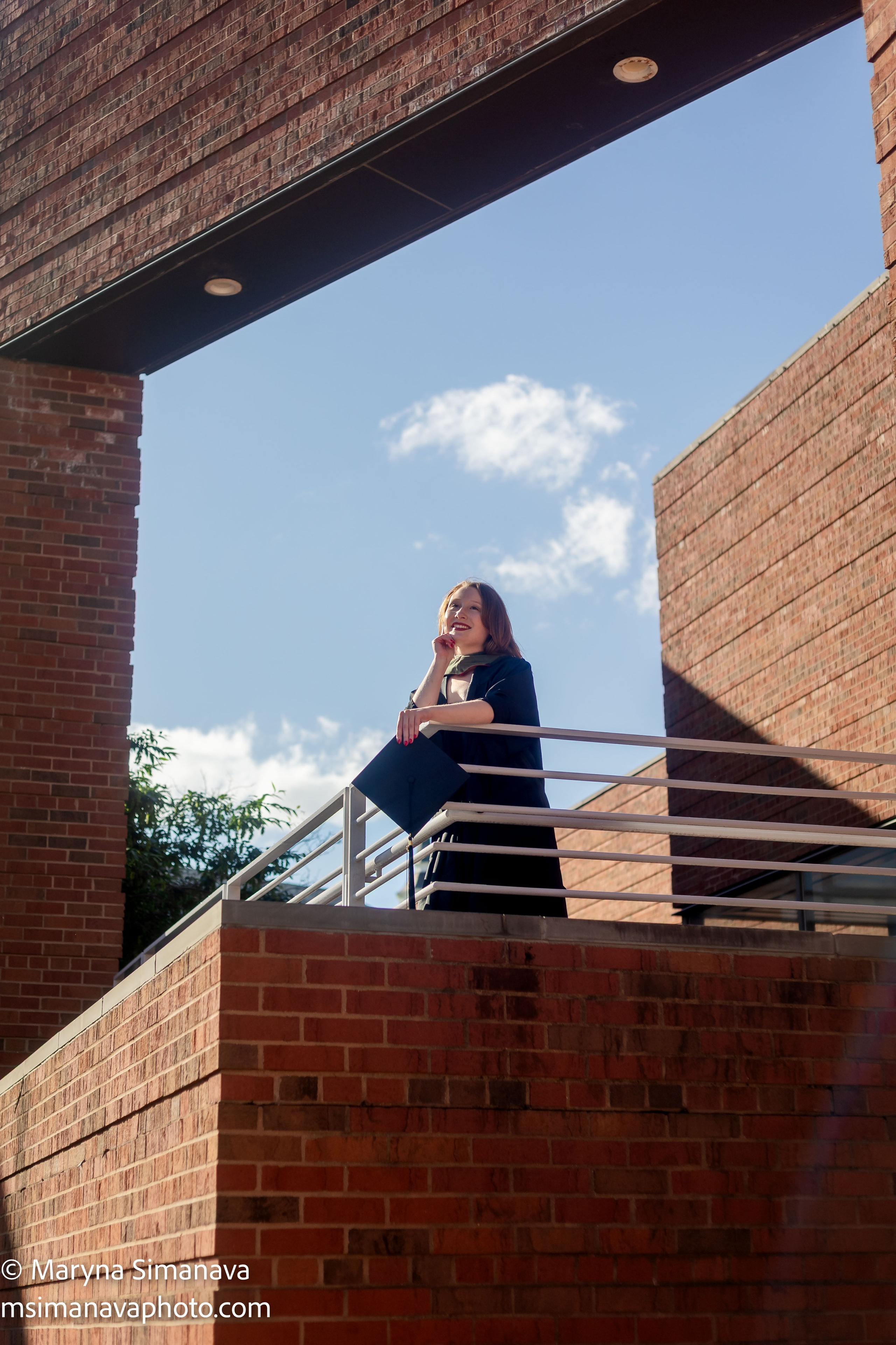 Mallory — University of Cincinnati, Cincinnati, Ohio. Portrait and graduation photographer Marina Simanava