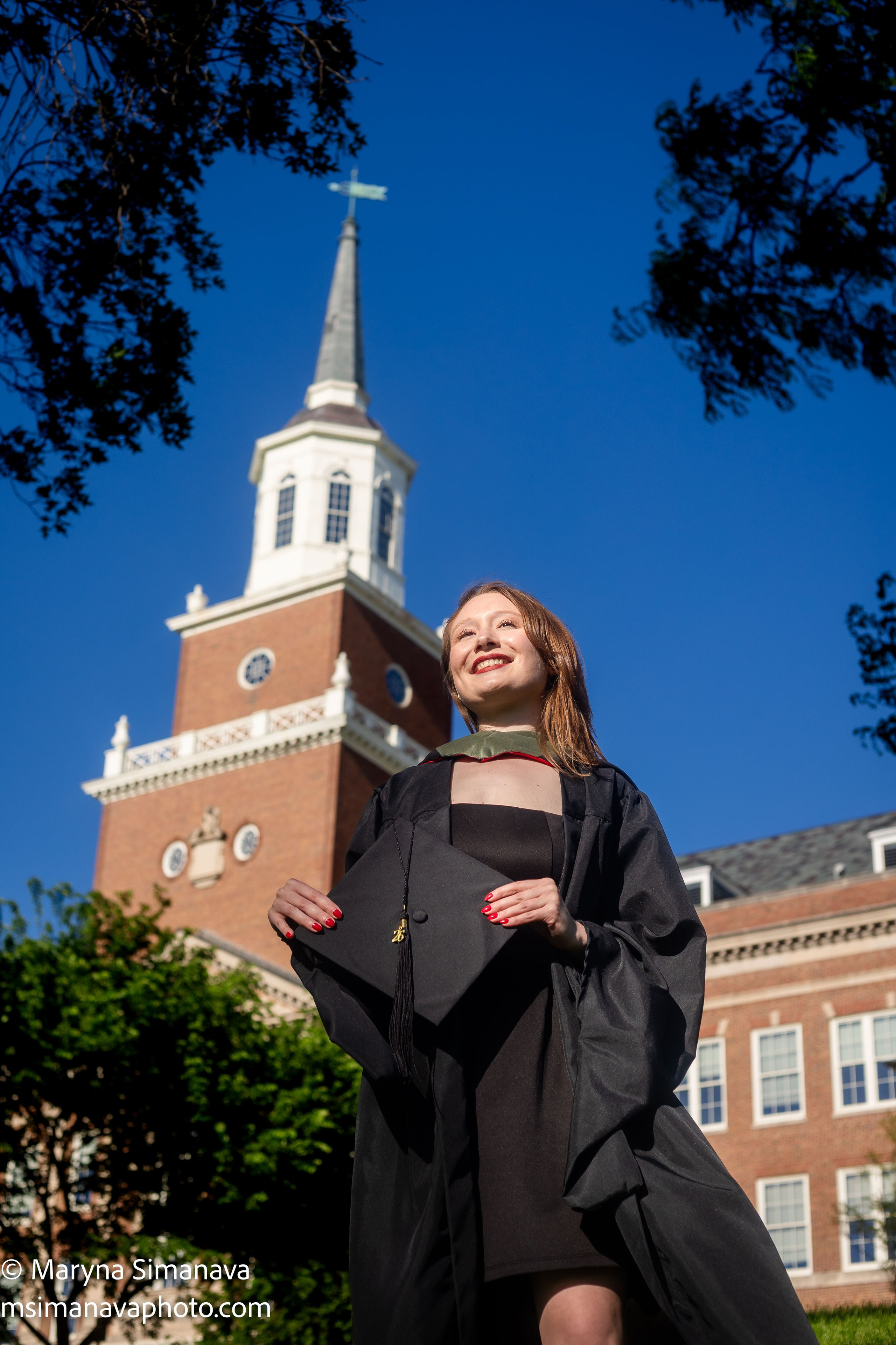 Mallory — University of Cincinnati, Cincinnati, Ohio. Portrait and graduation photographer Marina Simanava