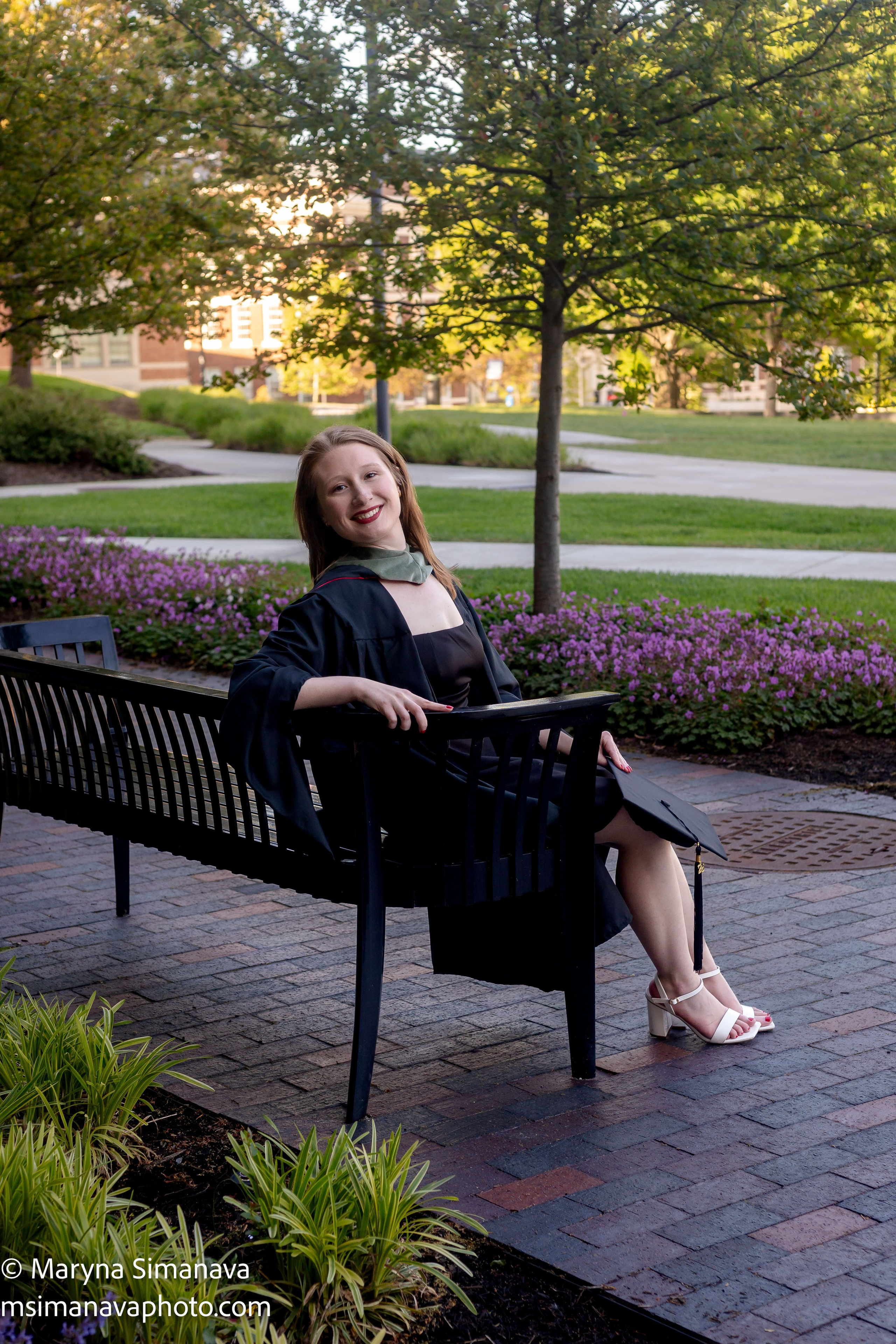 Mallory — University of Cincinnati, Cincinnati, Ohio. Portrait and graduation photographer Marina Simanava