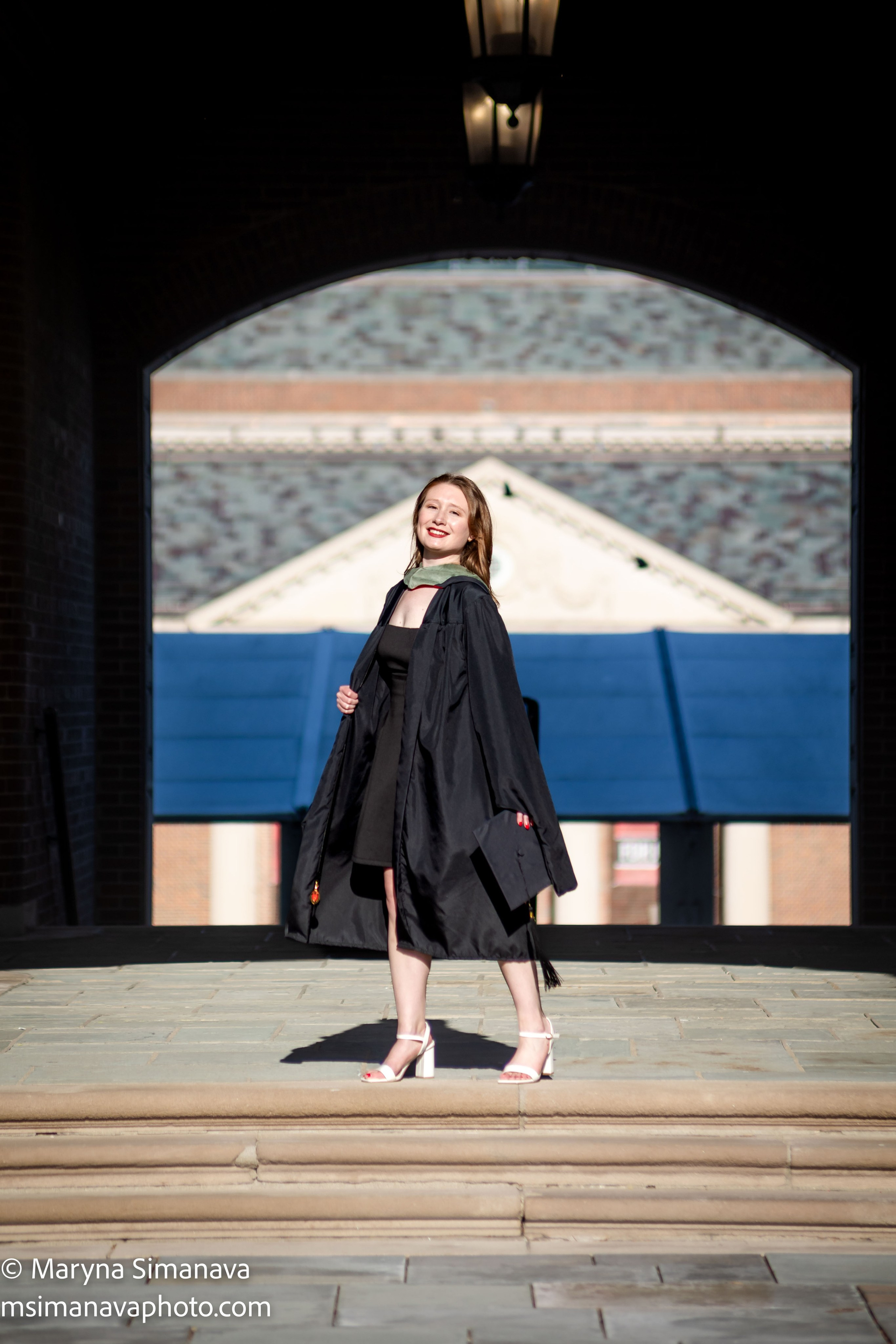 Mallory — University of Cincinnati, Cincinnati, Ohio. Portrait and graduation photographer Marina Simanava