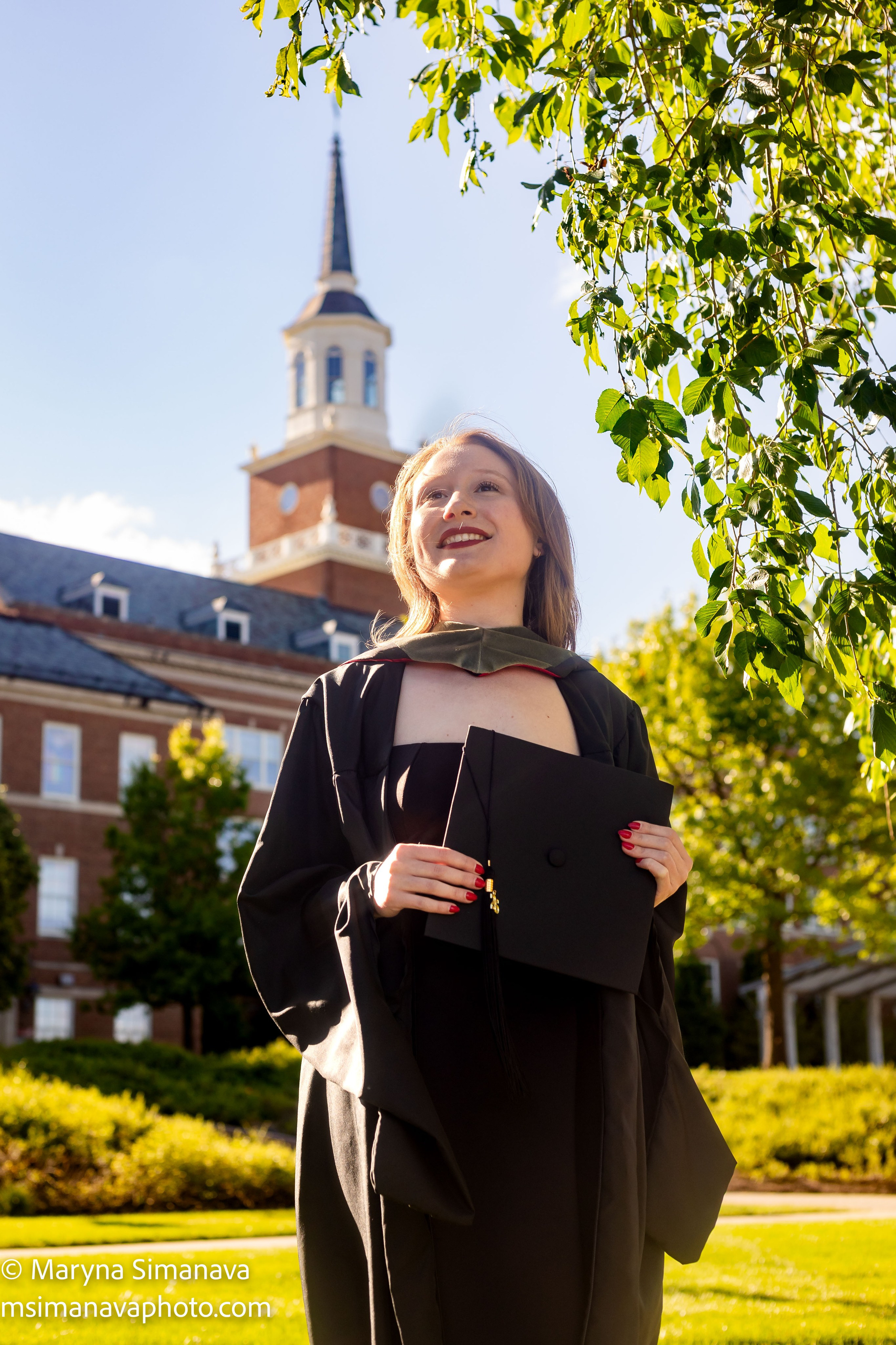 Mallory — University of Cincinnati, Cincinnati, Ohio. Portrait and graduation photographer Marina Simanava