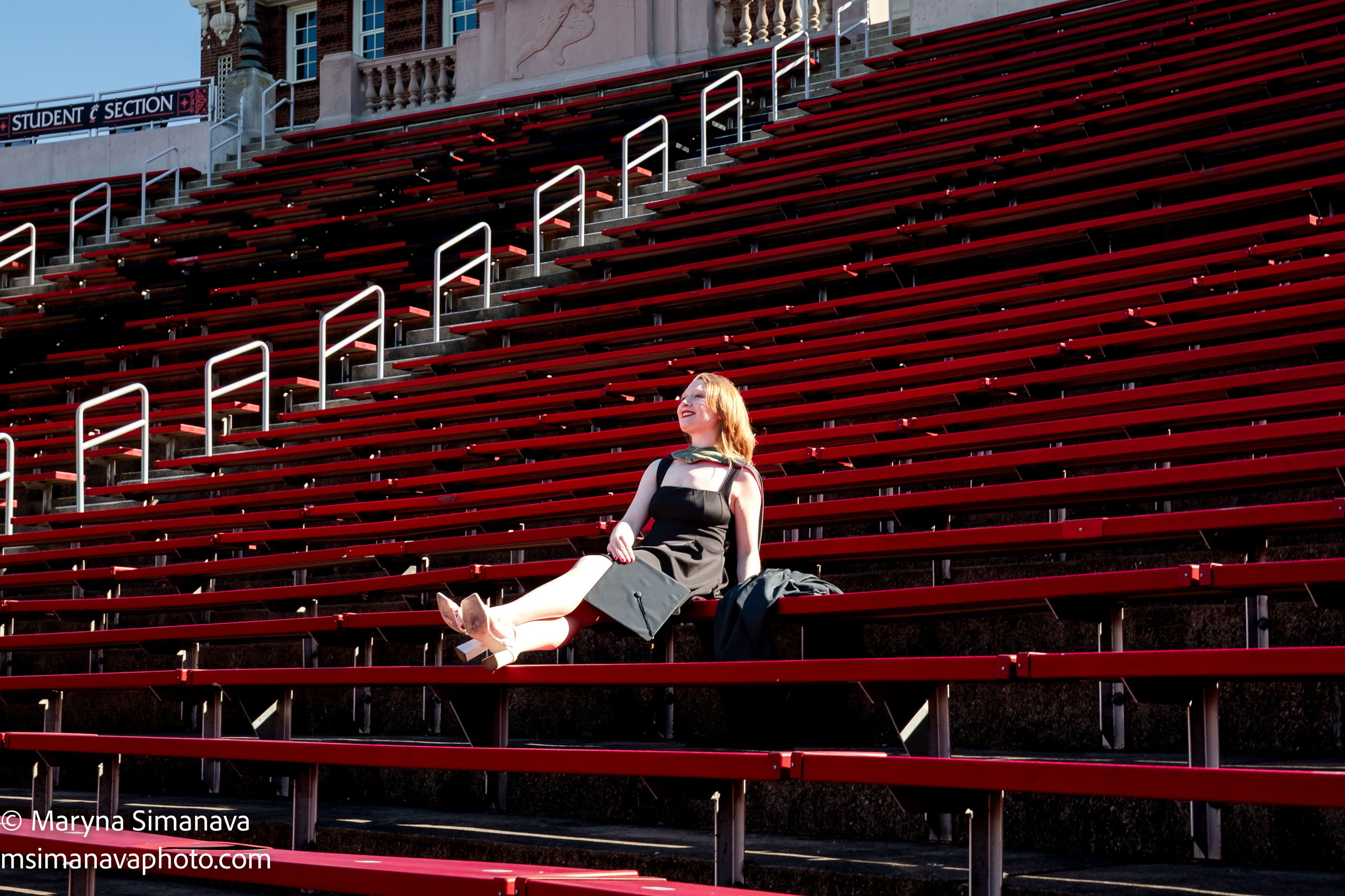 Mallory — University of Cincinnati, Cincinnati, Ohio. Portrait and graduation photographer Marina Simanava