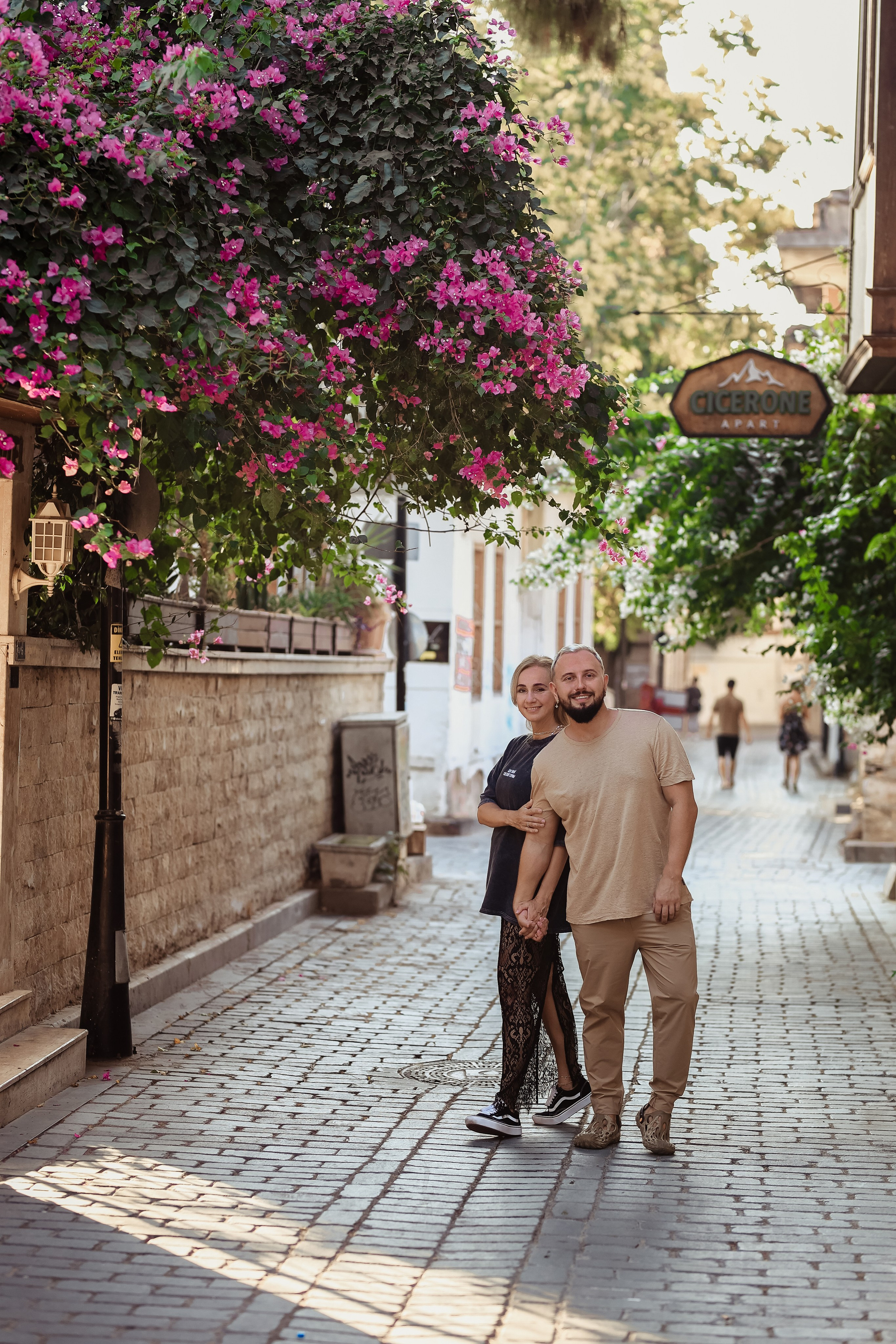 Photoshooting in old town of Antalya. Photographer in Turkey, Antalya, Kemer, Belek, Side, Kas, Fethiye
