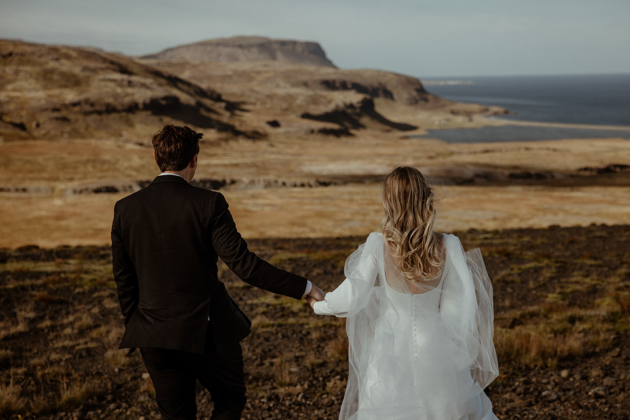 Iceland elopement at Budir Black Church | Snæfellsnes wedding by Iceland elopement photographer & videographer. Iceland elopement photographer & videographer
