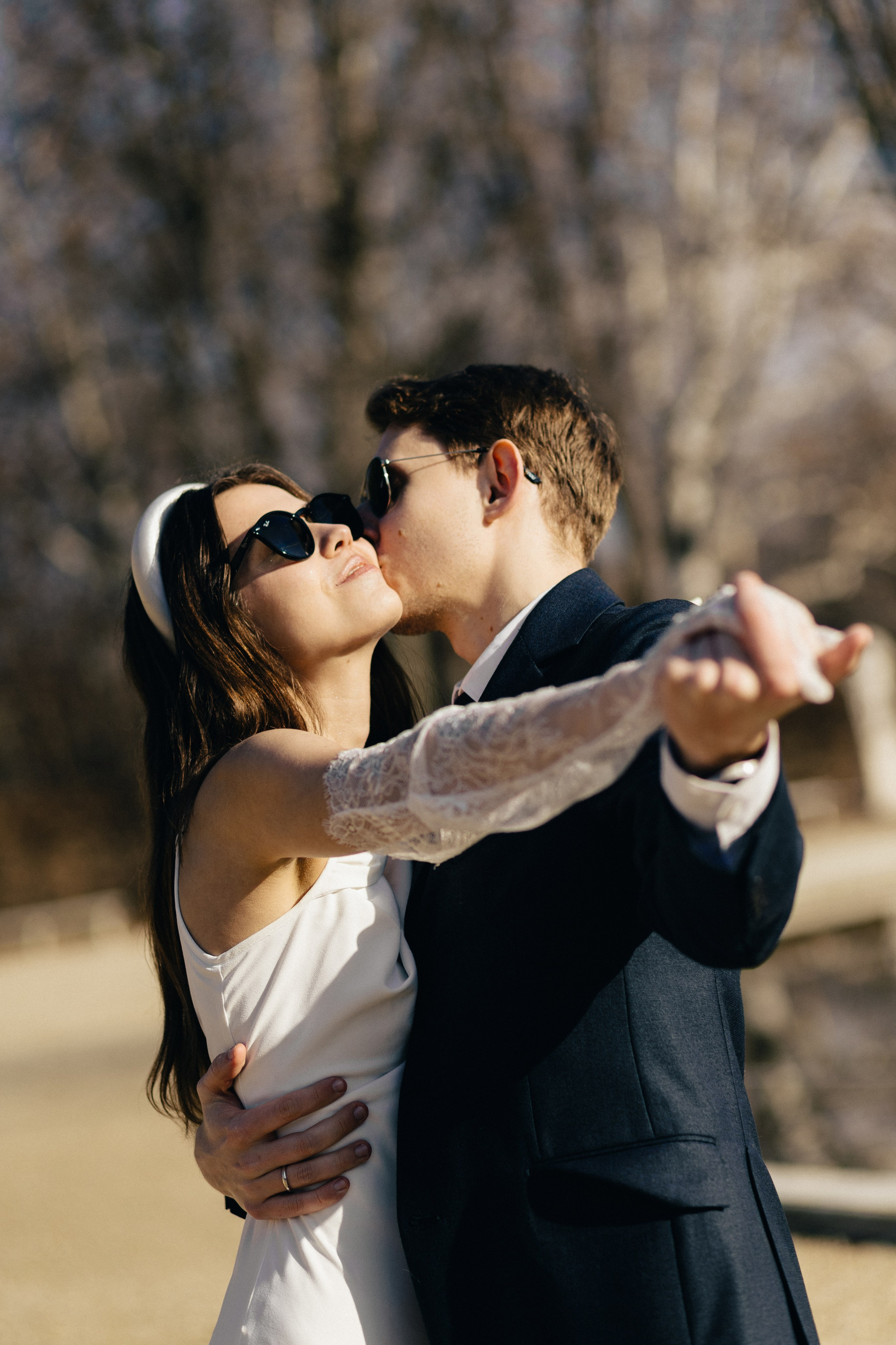 Love story portraits in Turin city center