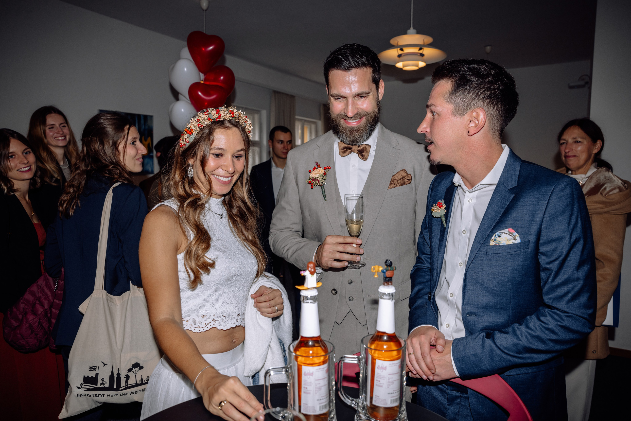 Herbsthochzeit im Standesamt Schwabing. Hochzeitsfotograf München Taufe Familienfotograf Tanja Mauke