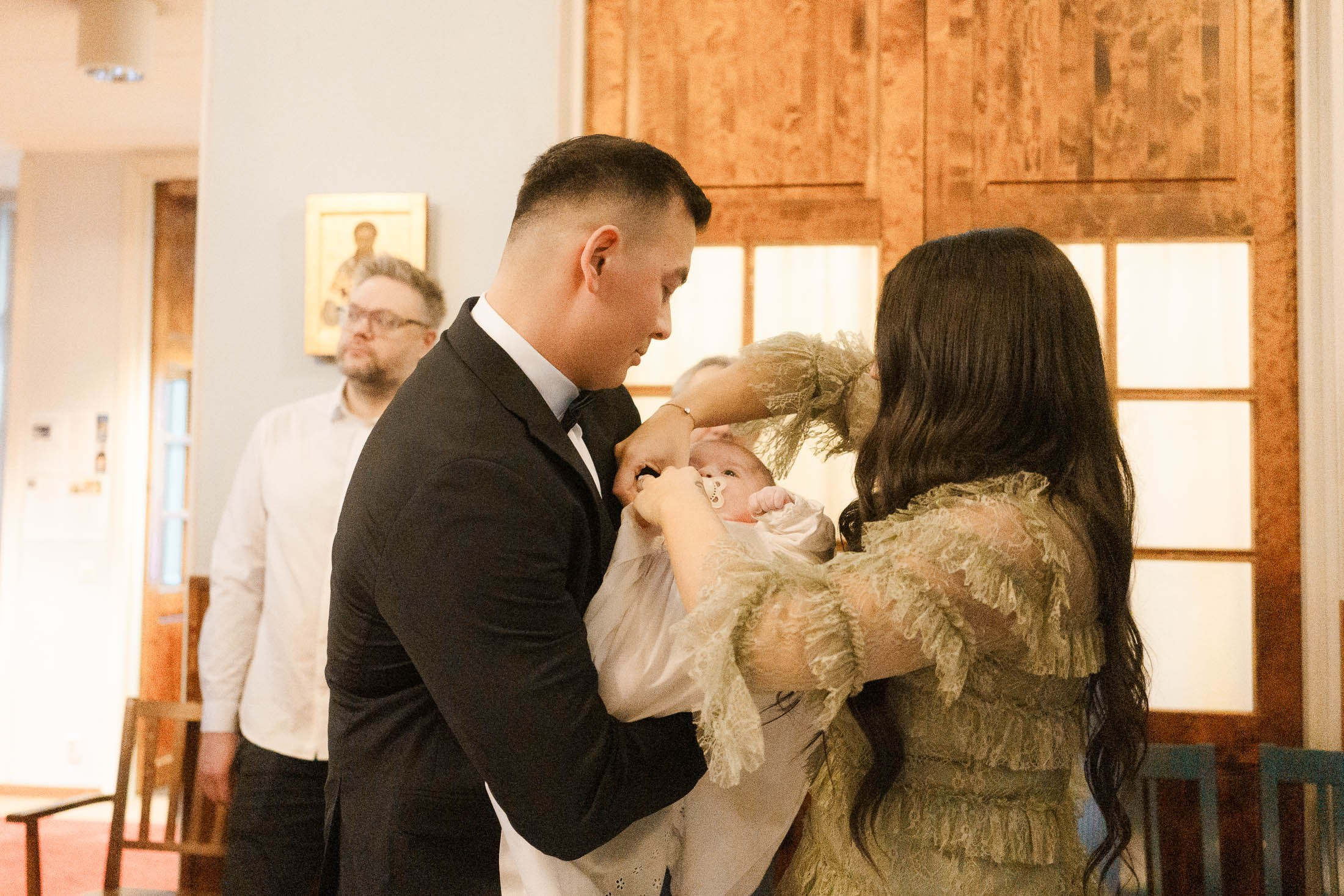 Ristiäiskuvaus Tikkurilan ortodoksisessa kirkossa