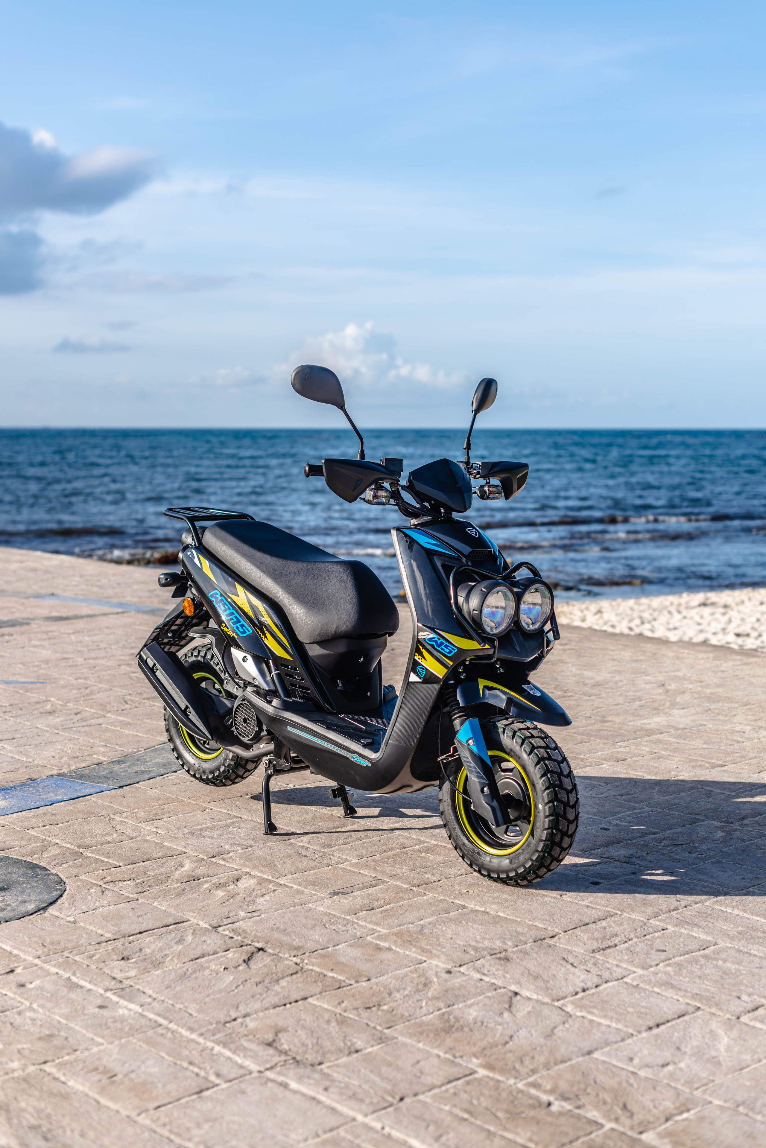 Scooter Photography for Rental Website in Mexico. PHOTOGRAPHER QUINTANA ROO