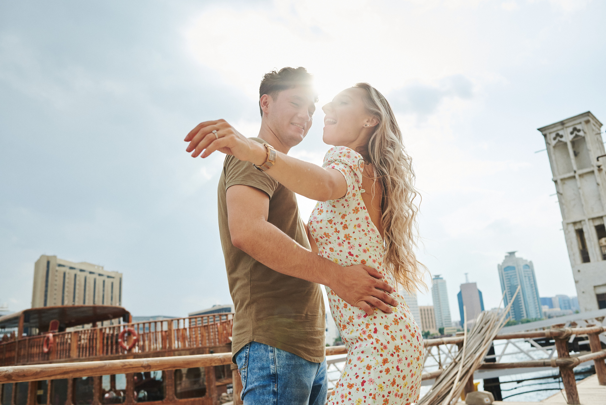 Couple photosession in old Dubai