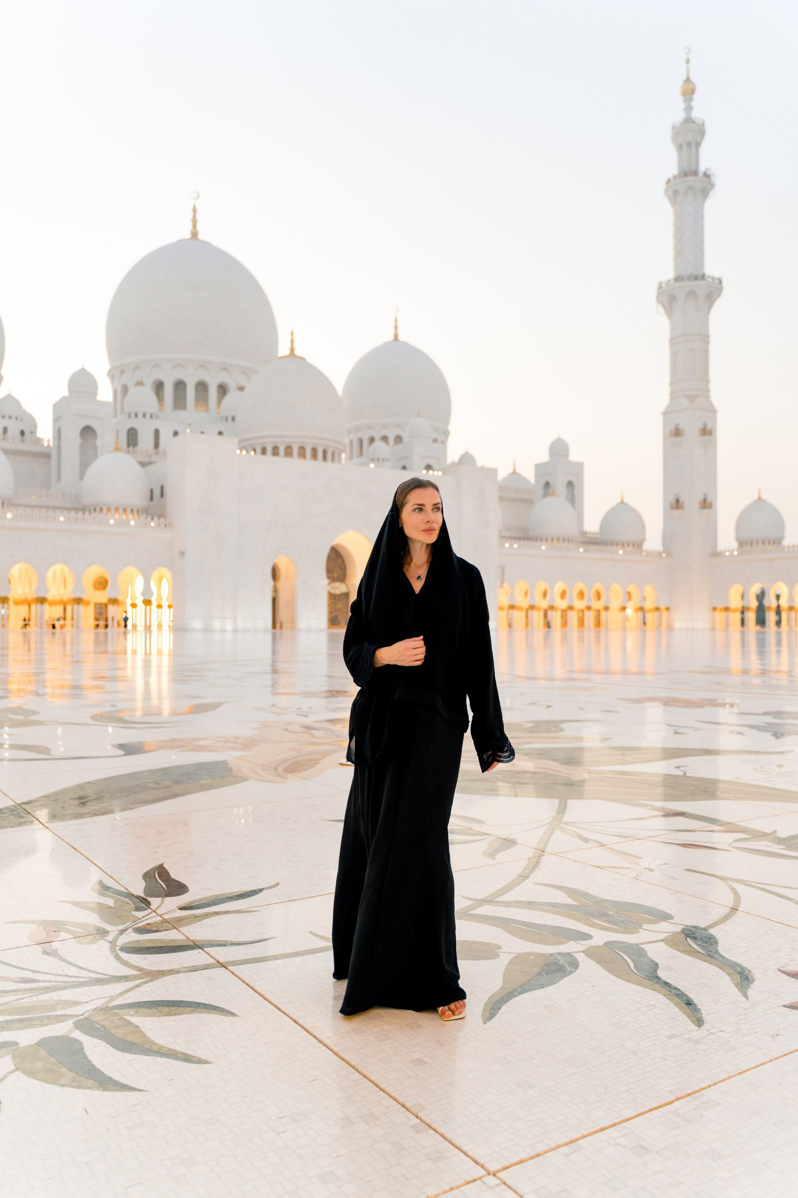 Индивидуальная фотосессия в мечети шейха Зайда | Абу-Даби. Фотограф в Абу Даби Марина