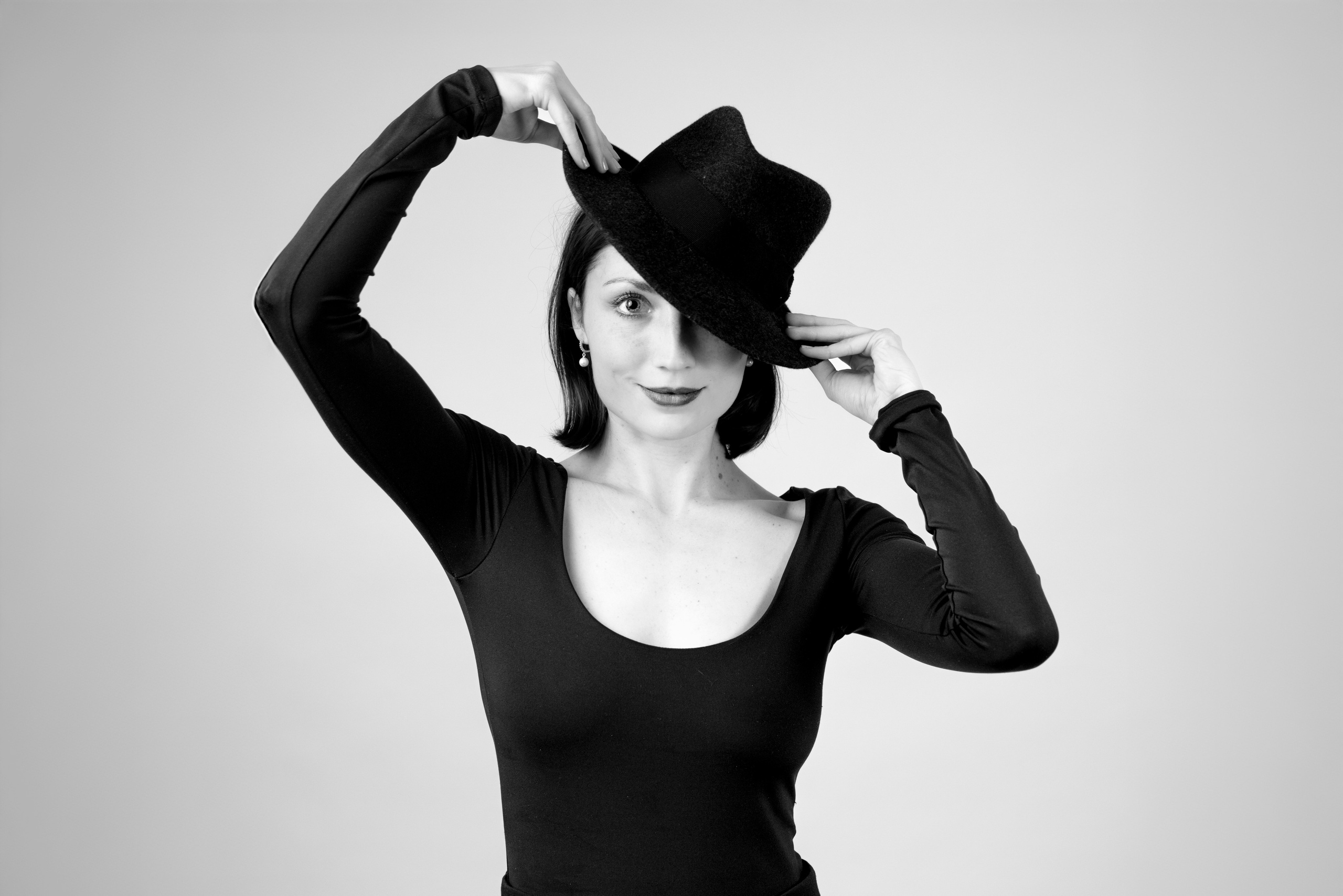 Contemporary dancer headshot with natural light