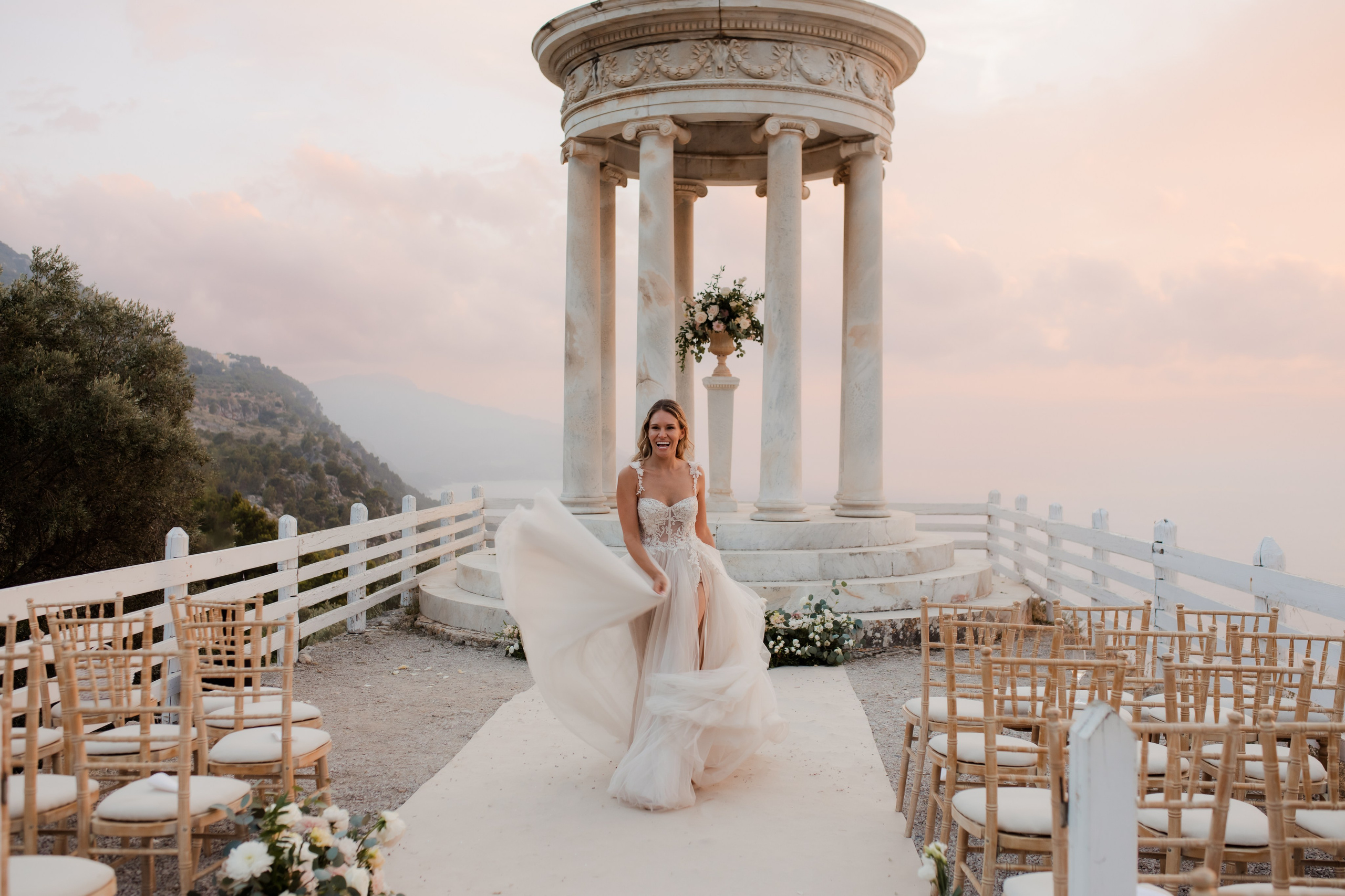 Wedding Ceremony in Son Marroig. Wedding Celebrant in Mallorca Iban Collin