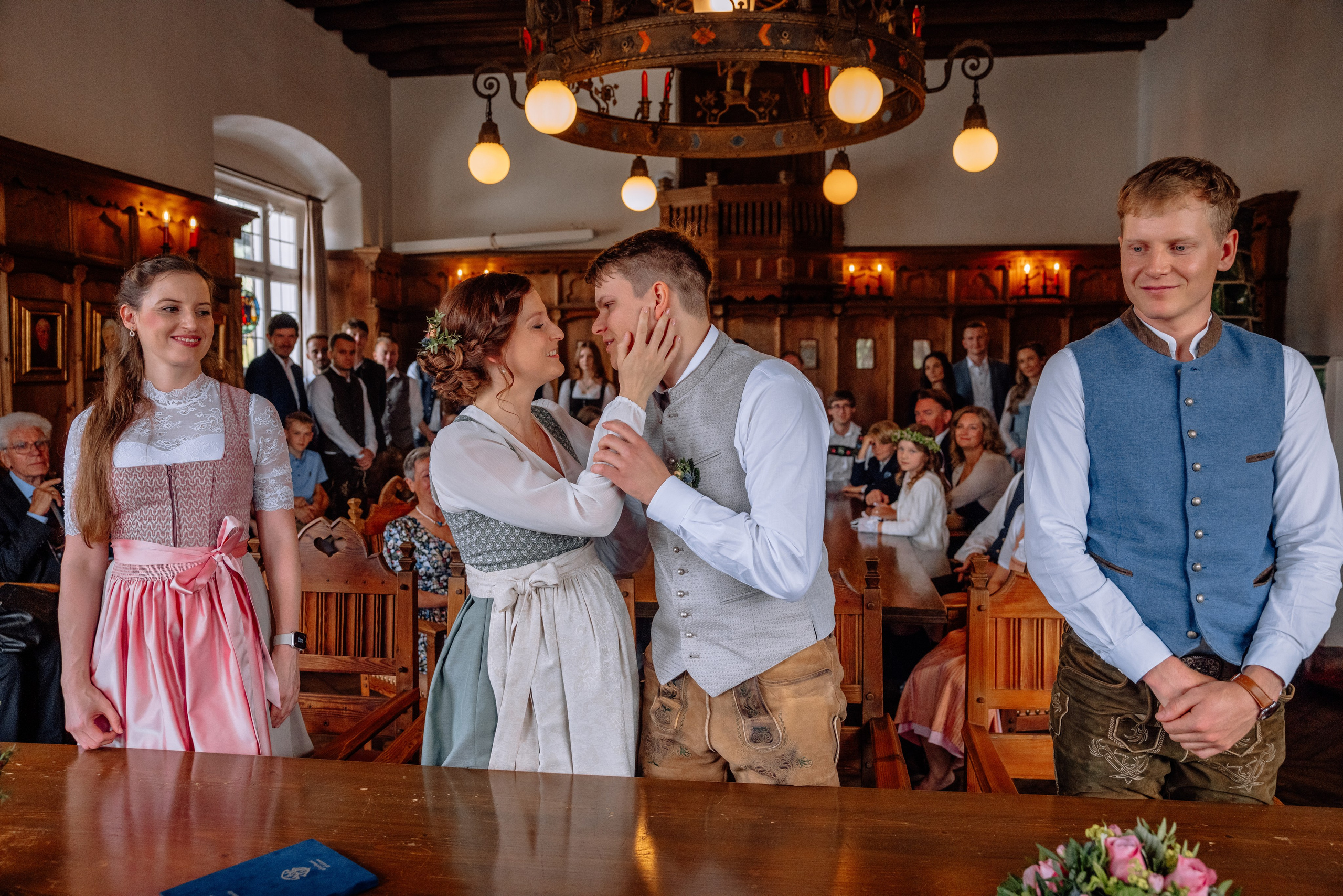 Traumhochzeit am Schliersee. Hochzeitsfotograf München Taufe Familienfotograf Tanja Mauke