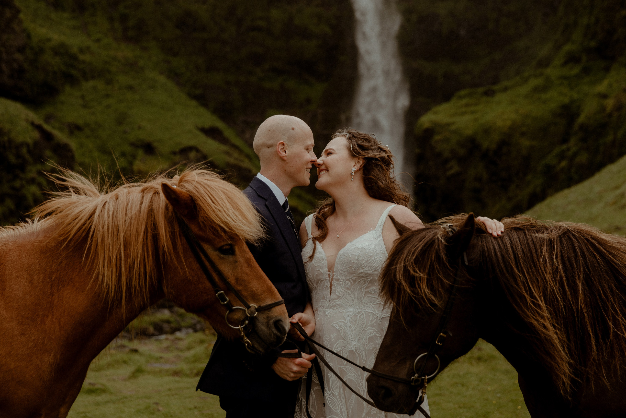 Iceland Elopement at Black Sand Beach. Iceland elopement photographer & videographer