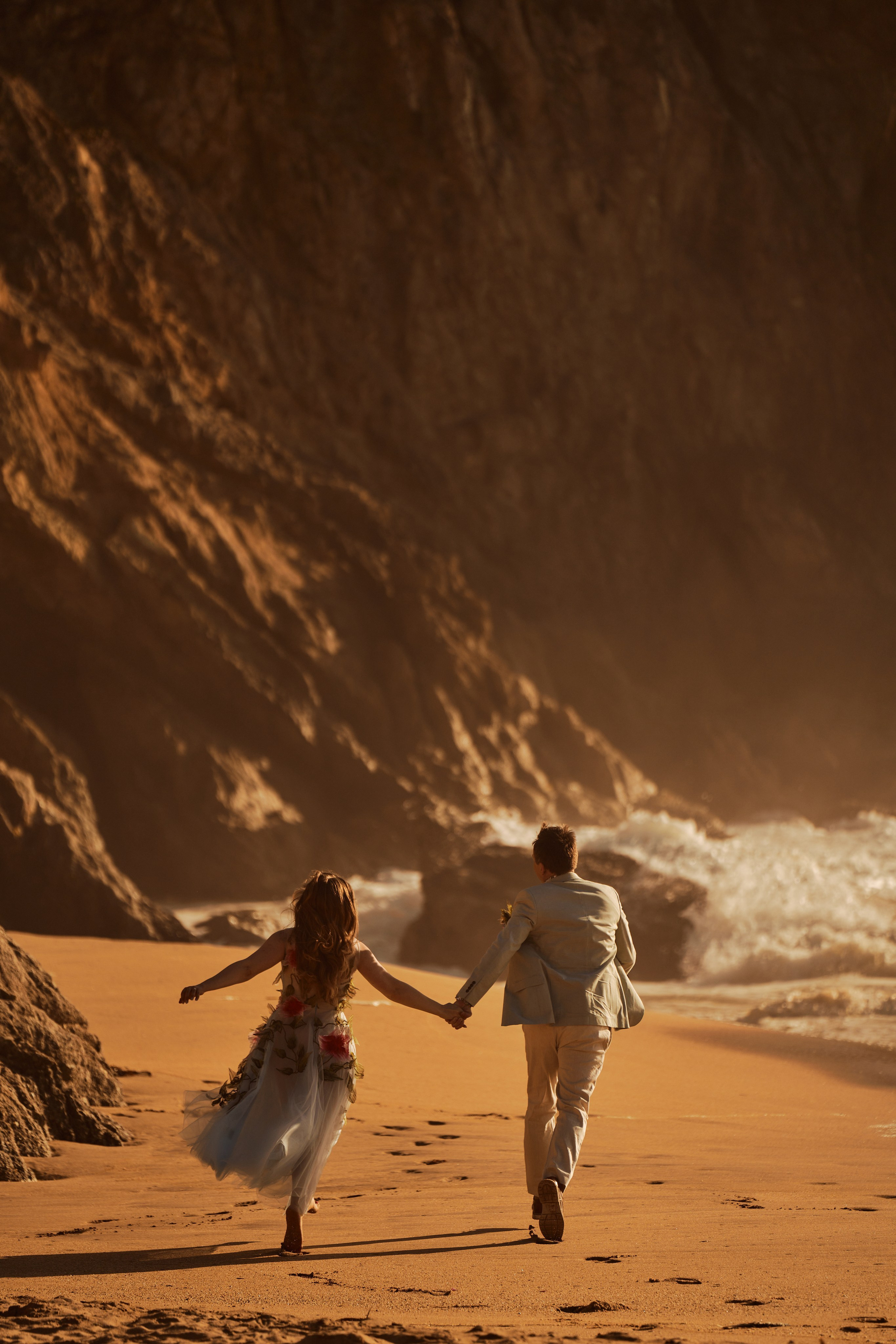 Intimate Sunset Beach Wedding in the Bay Area — Candid & Documentary Coastal Photography. Bay Area Life | Event, Wedding & Commercial Photography Agency