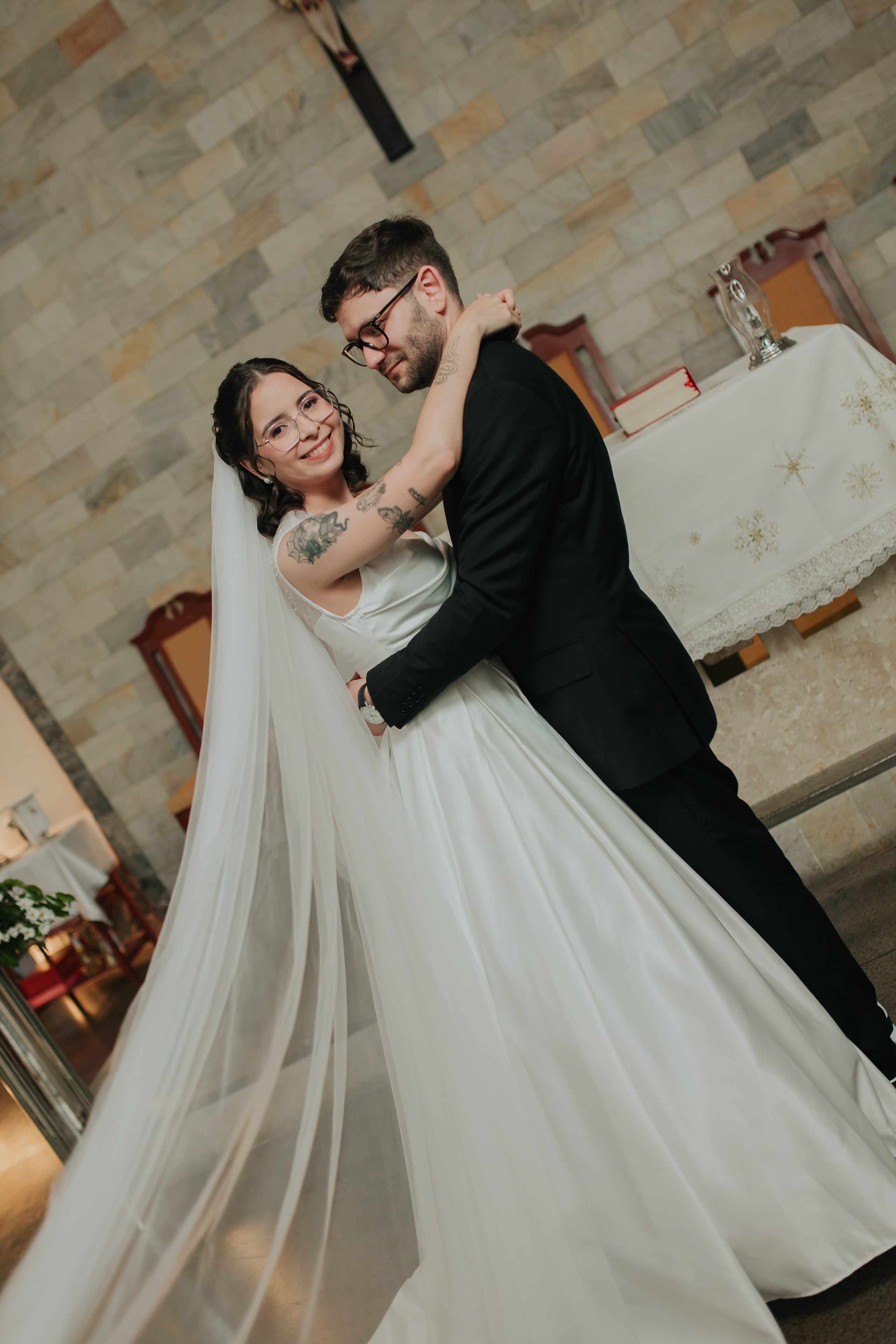 Ana e José — Capela Nossa Senhora do Perpétuo Socorro — Manaus, Amazonas. Fotógrafo de Casamentos em Manaus — Leandro Santos