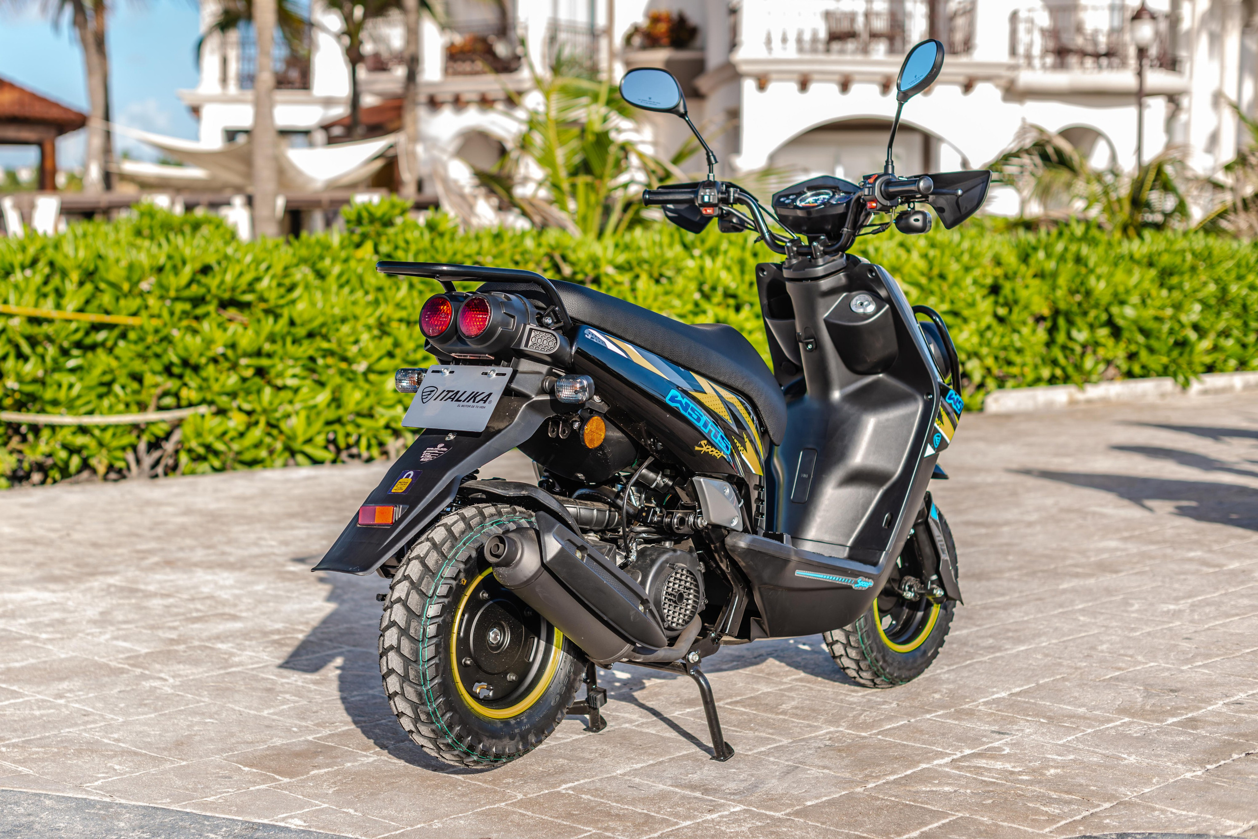 Scooter Photography for Rental Website in Mexico. PHOTOGRAPHER QUINTANA ROO