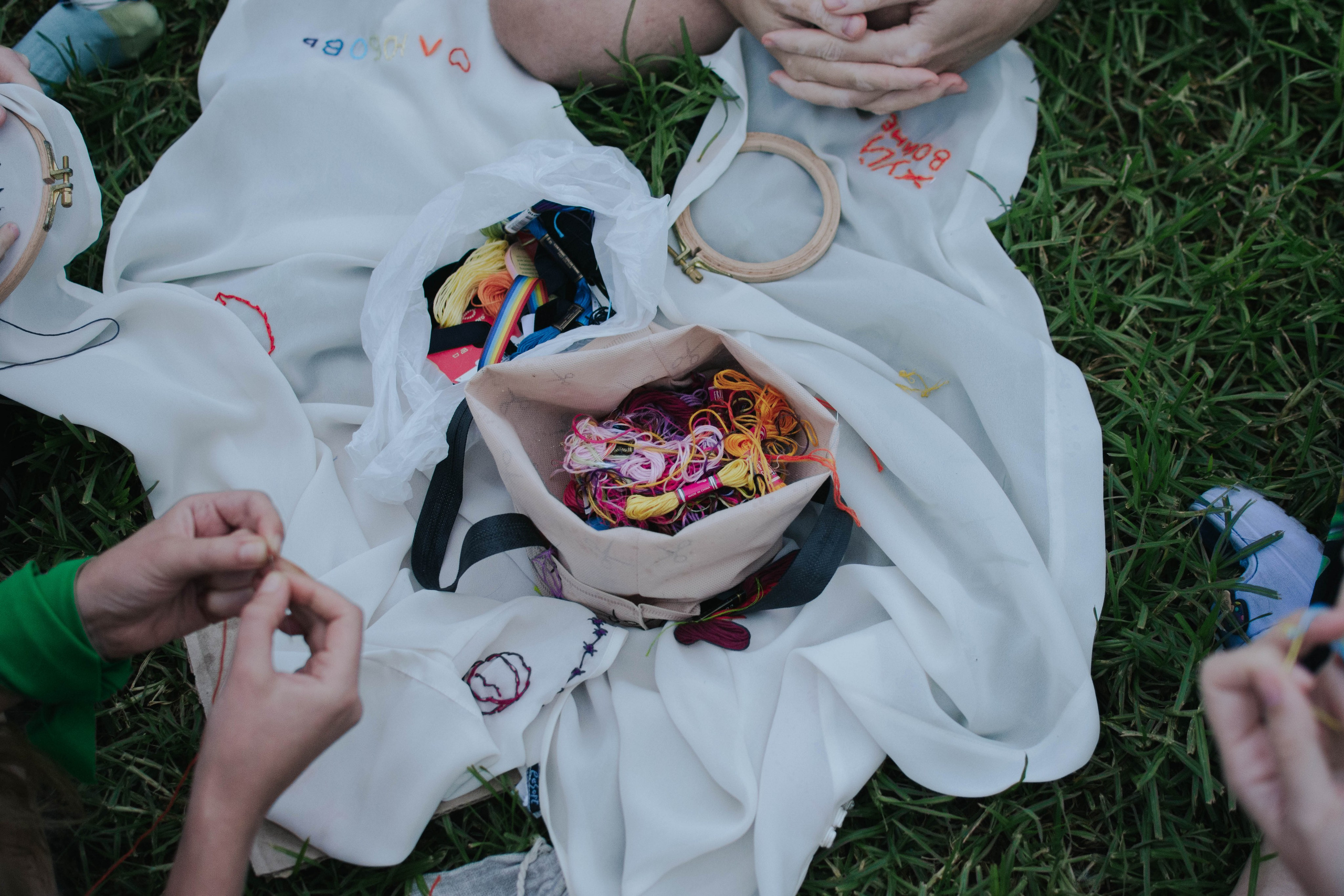 The Women’s March and our embroidery action. Reportage. Buenos Aires. Photographer @elmirkami in the city of Buenos Aires