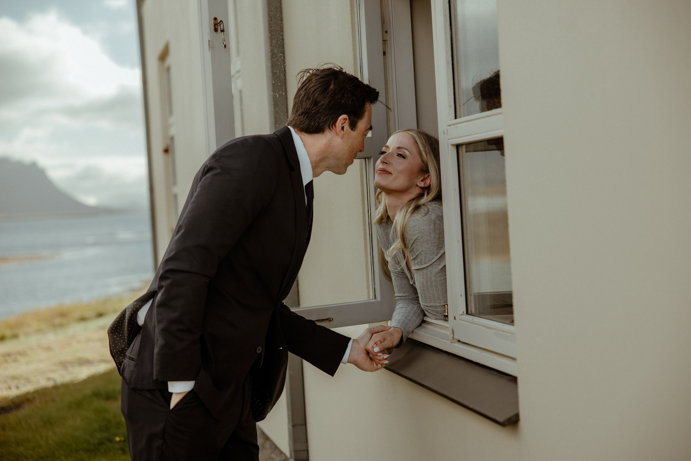 Iceland elopement at Budir Black Church | Snæfellsnes wedding by Iceland elopement photographer & videographer. Iceland elopement photographer & videographer