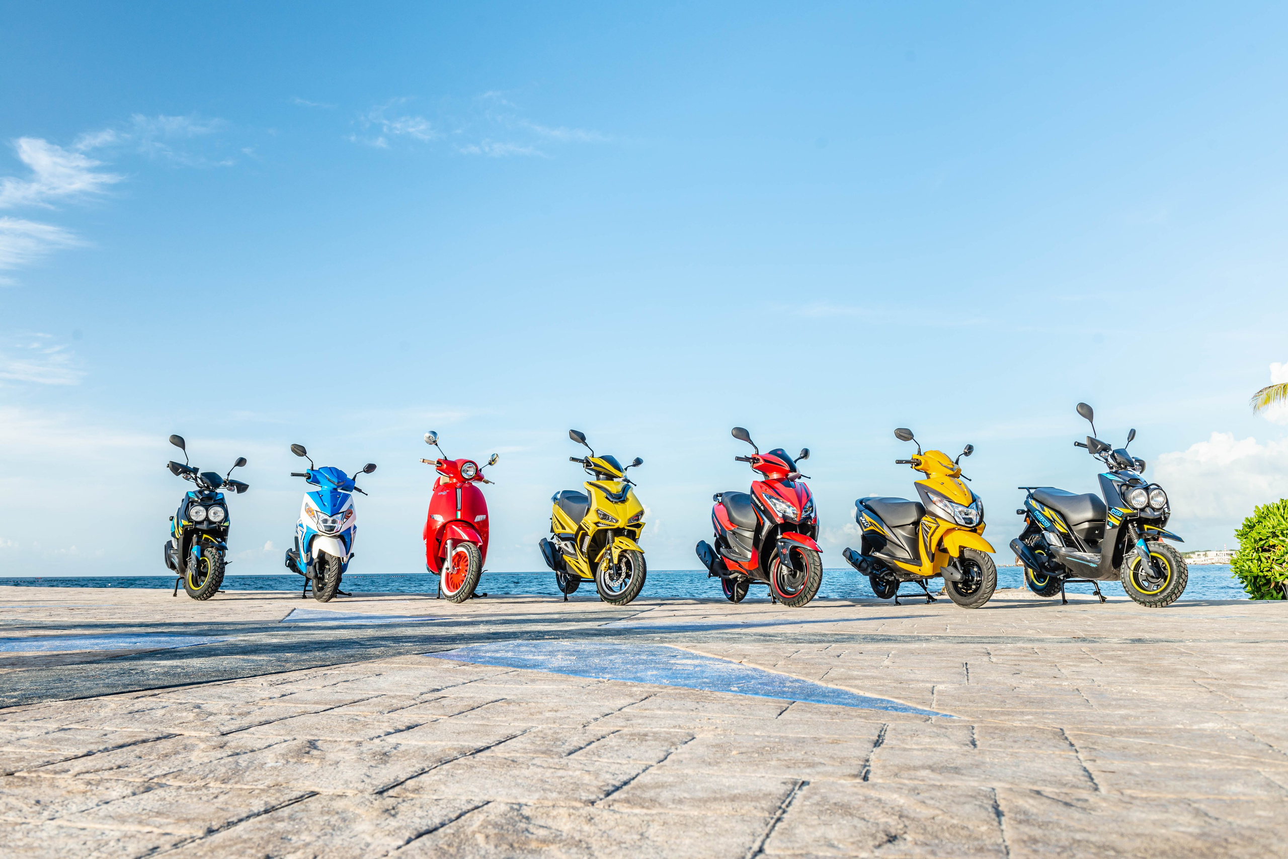 Scooter Photography for Rental Website in Mexico. PHOTOGRAPHER QUINTANA ROO