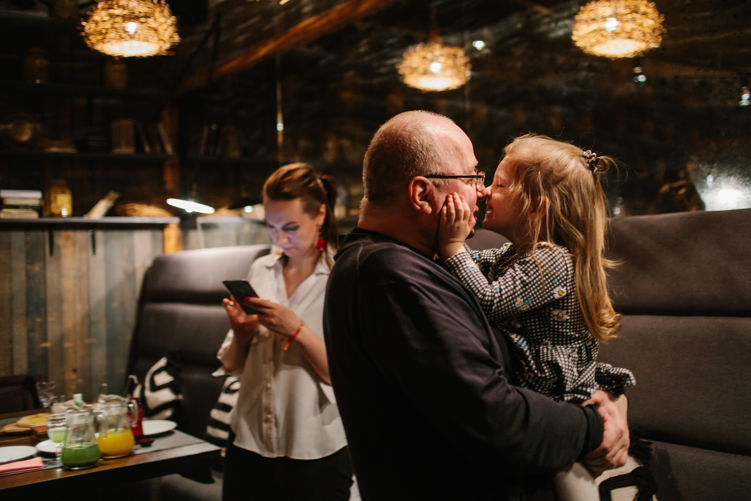 Photojournalistic-style. Portraits and photojournalistic photograph