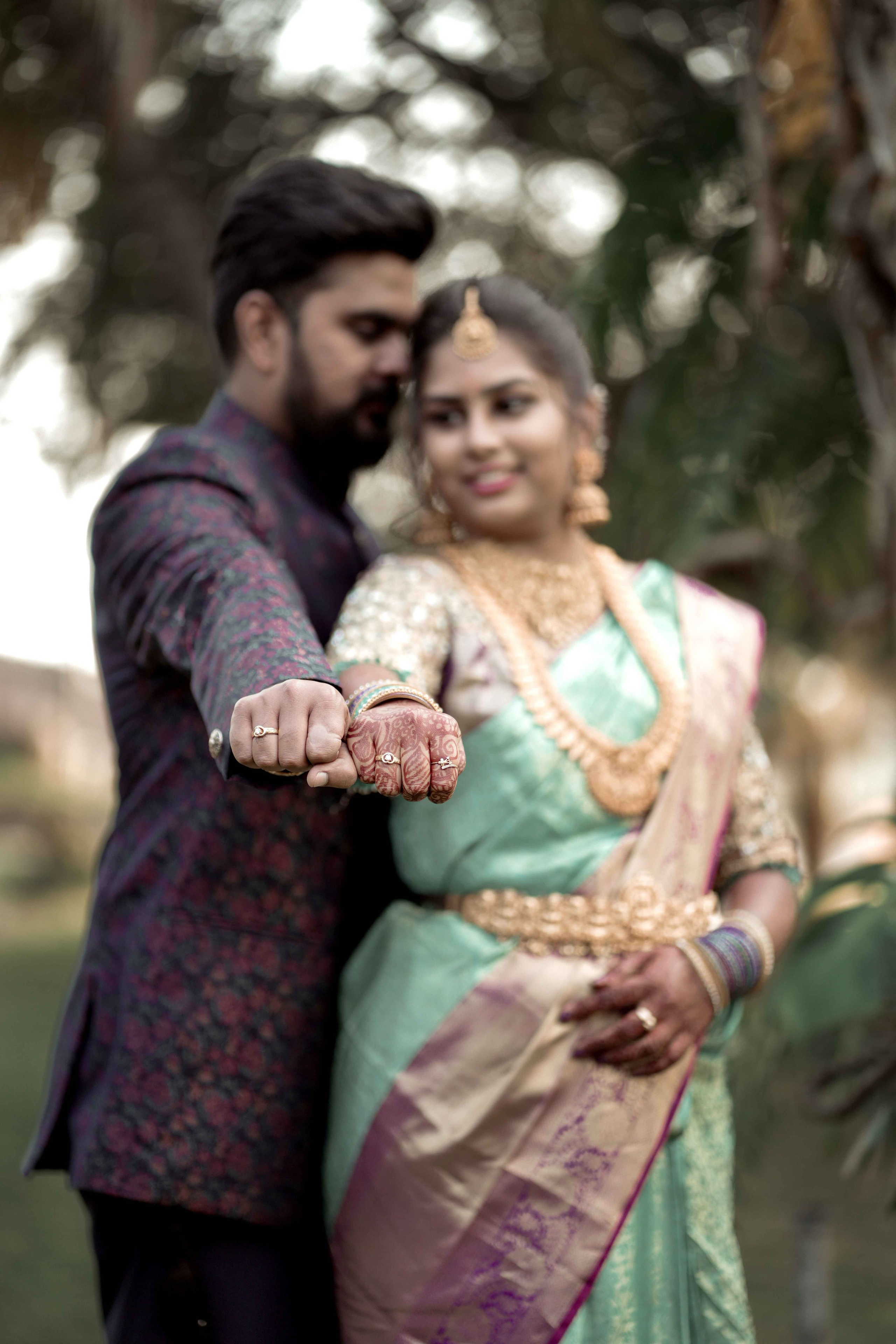 HARSHA & MALINI ENGAGEMENT. NTURE WEDDING