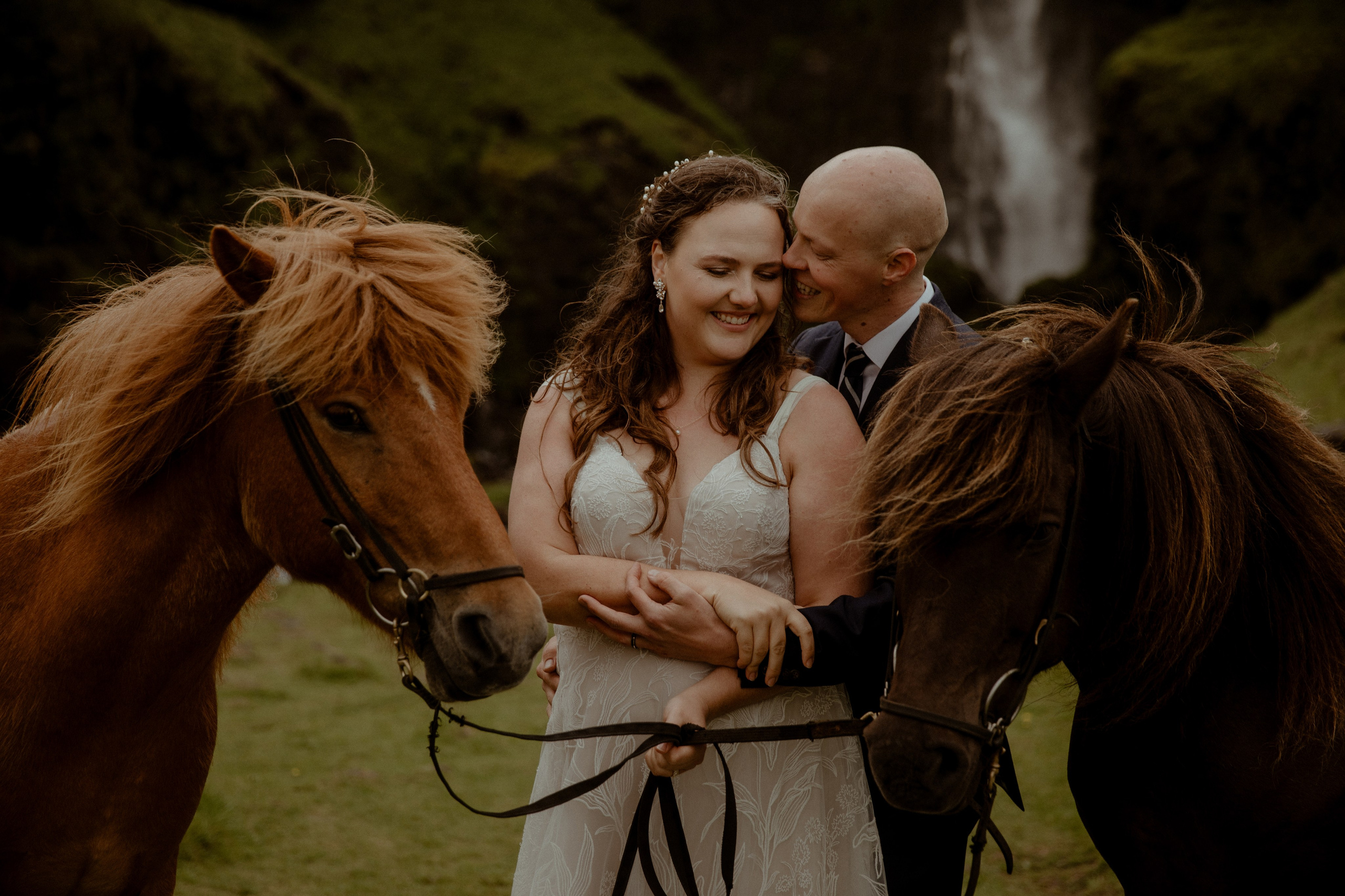 Iceland Elopement at Black Sand Beach. Iceland elopement photographer & videographer