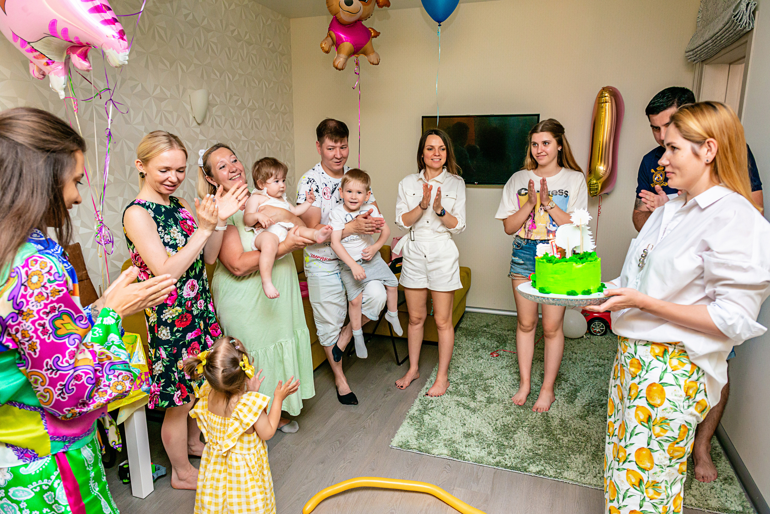 Детская фотосессия на первый День Рождения. PHOTOGRAPHER QUINTANA ROO