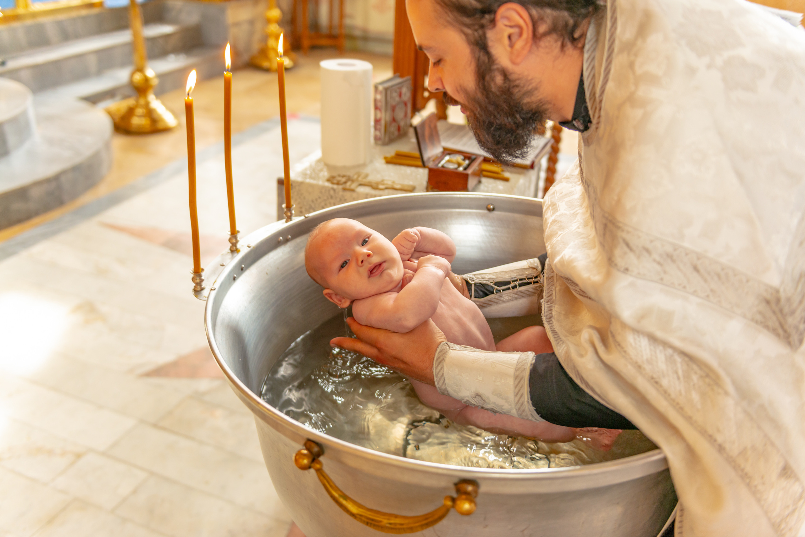 Photography of Miron’s baptism. FOTÓGRAFO MÉXICO QUINTANA ROO