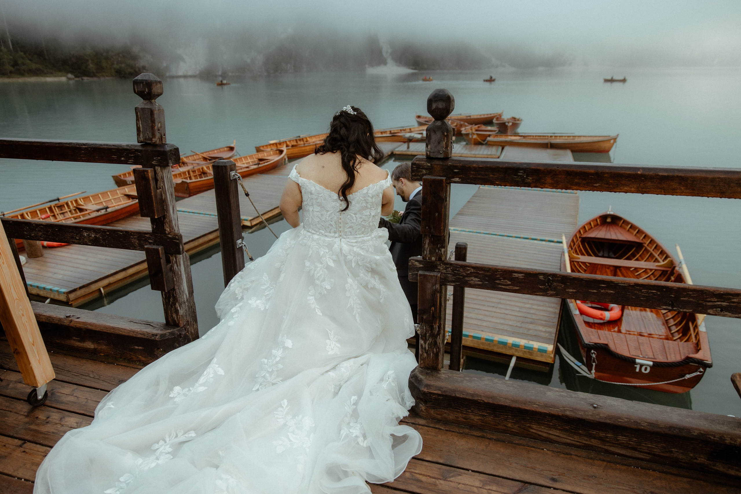 Secret Dolomites elopement at Lago di Braies & Cadini di Misurina | Best place to elope in Italy. Iceland elopement photographer & videographer