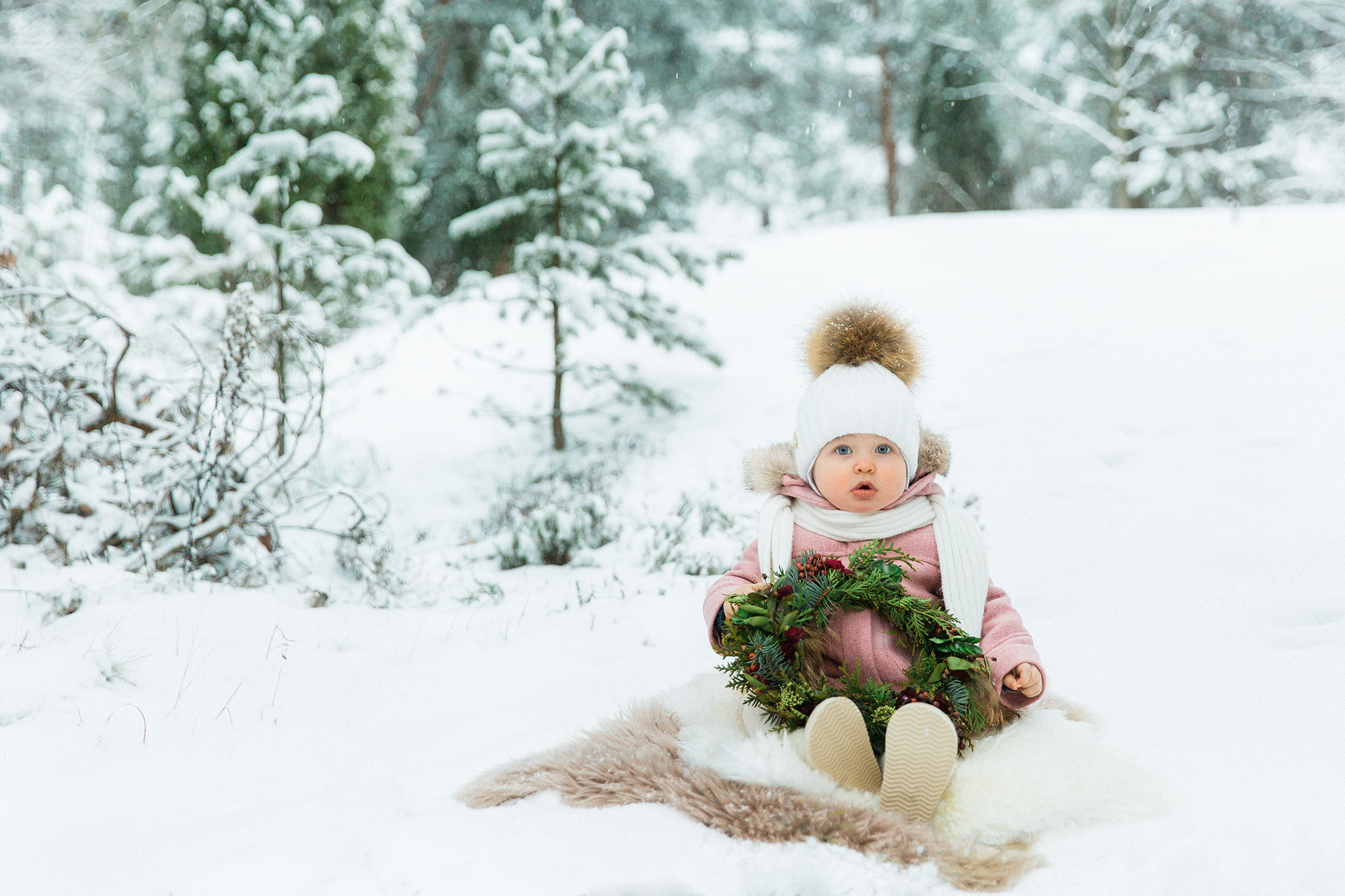 Joulun taikaa — joulukorttikuvaus lapsille