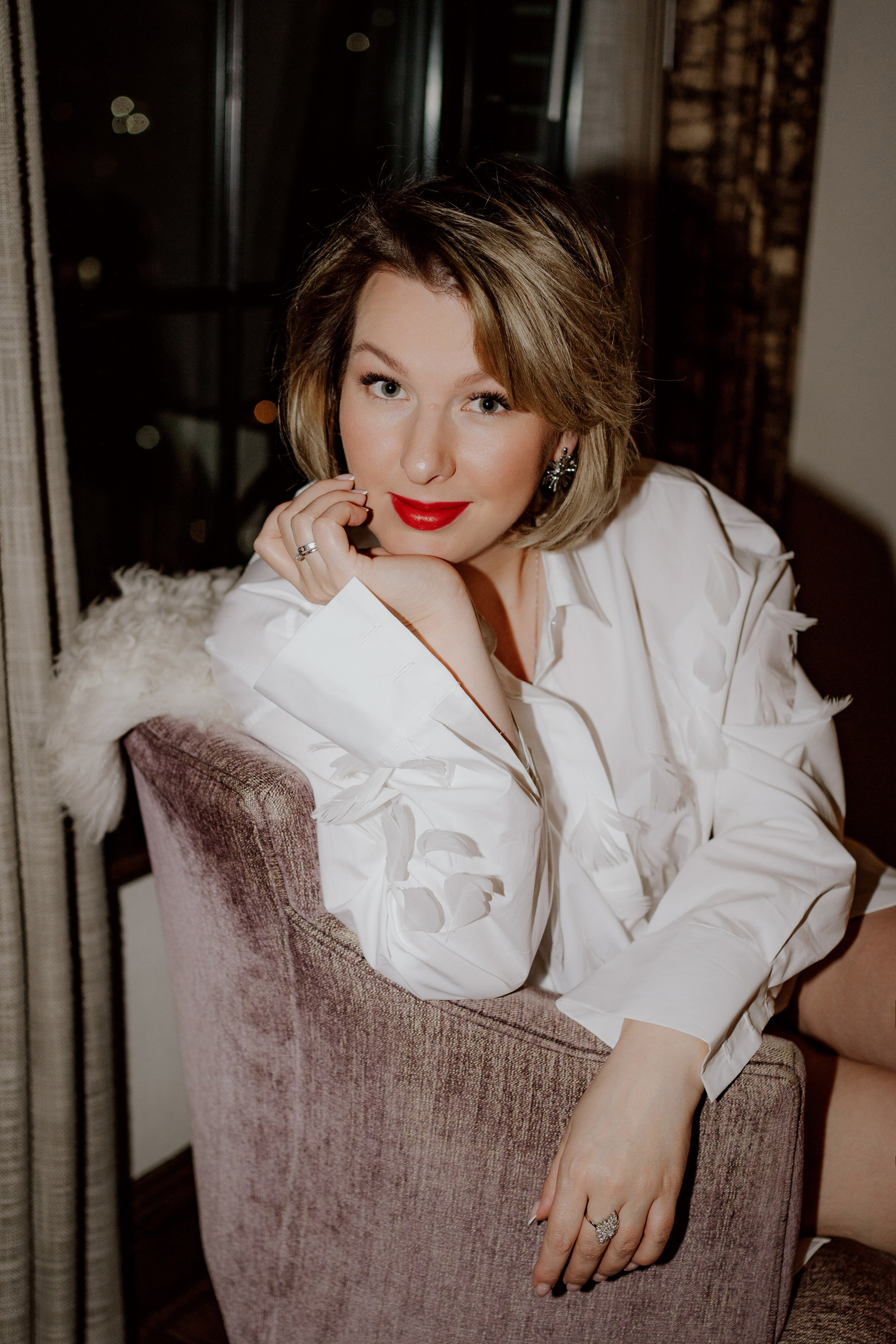 Luxury Boudoir Photography NYC | Intimate Portrait Sessions at The Ludlow Hotel. Videographer and photographer in New York // MAKAROV.VIDEO