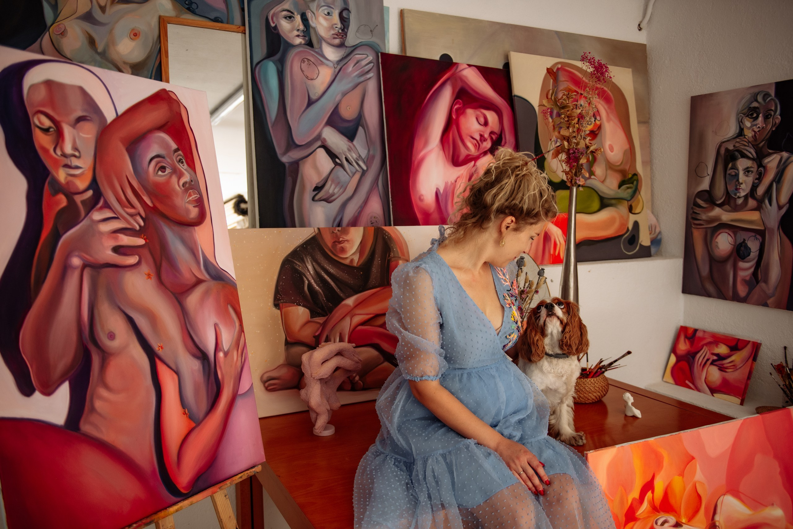 Pintora Alexandra. Фотограф Екатерина Гасанова — фотосессии в Барселоне