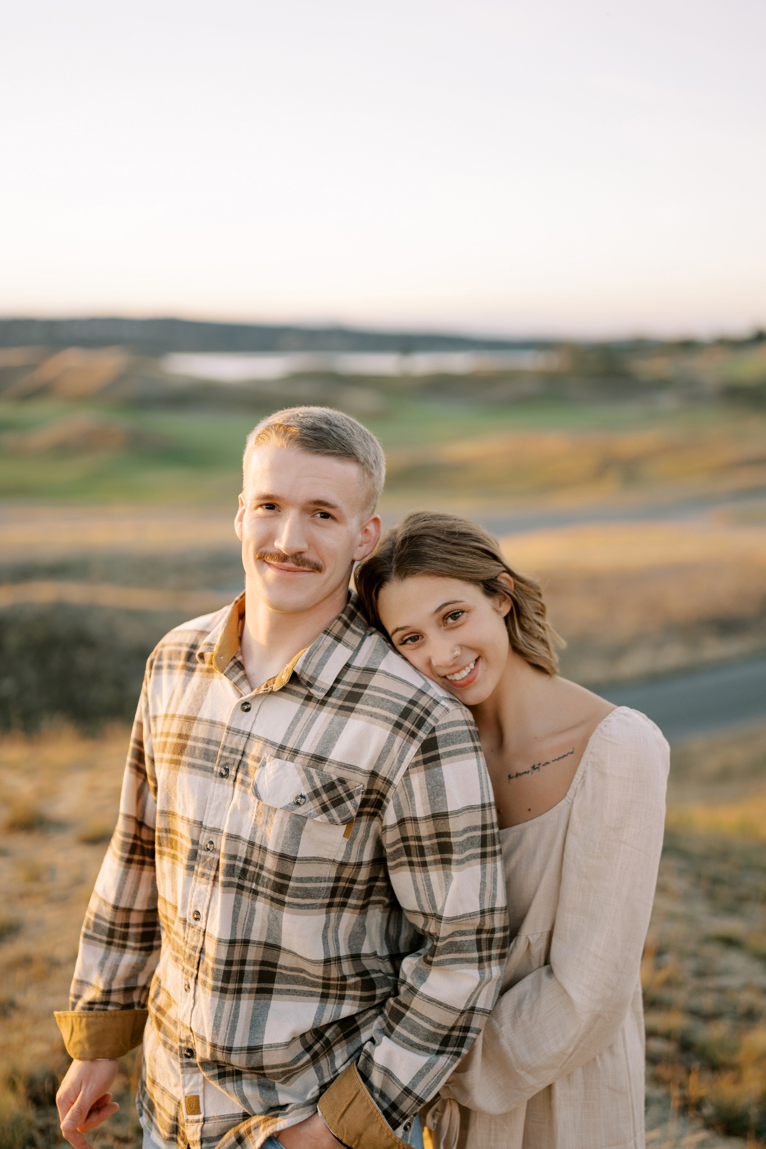 A story of incredible love at sunset. September 2024. Tacoma, Chambers Bay Golf Course. EVAN ARISTOV WEDDING PHOTOGRAPHY — Seattle Wedding Photographer