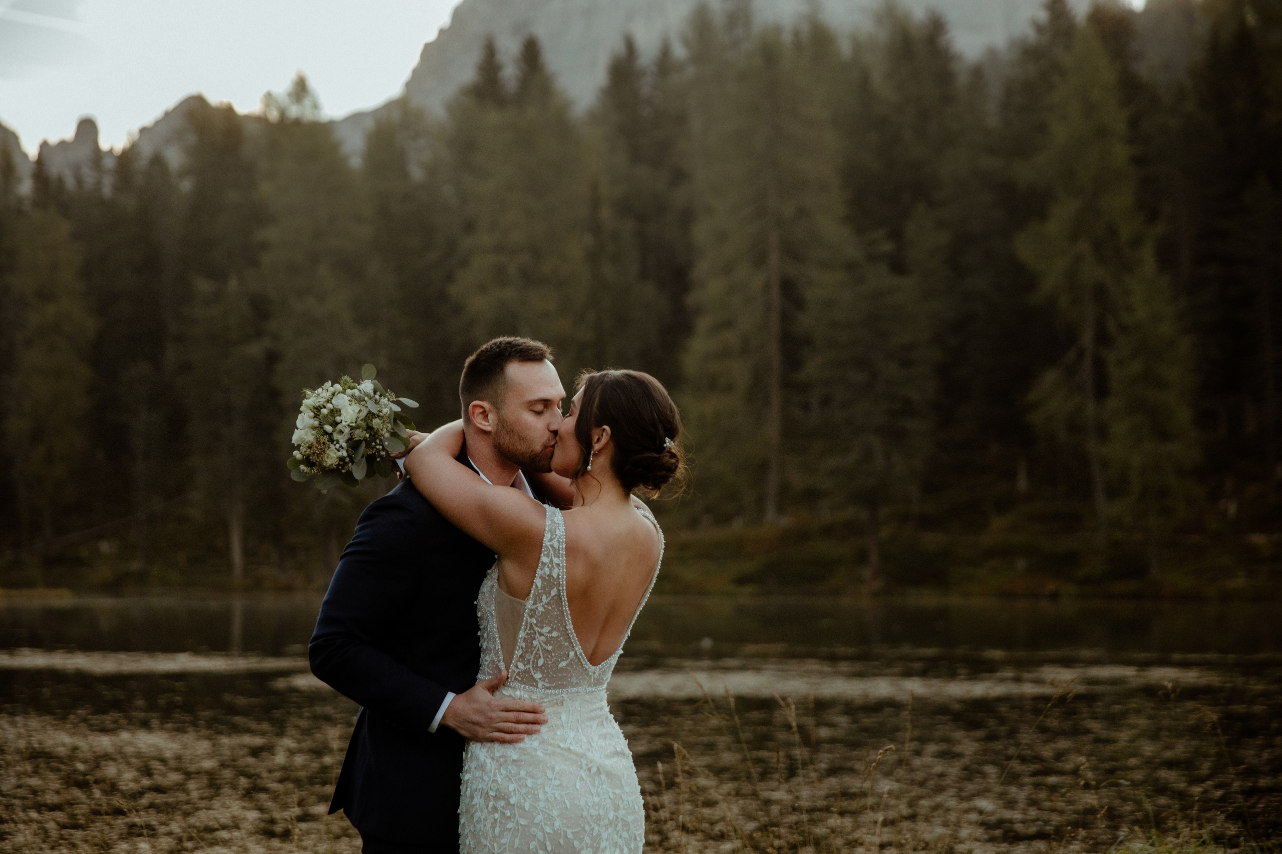 Scenic Dolomites Elopement. Iceland elopement photographer & videographer